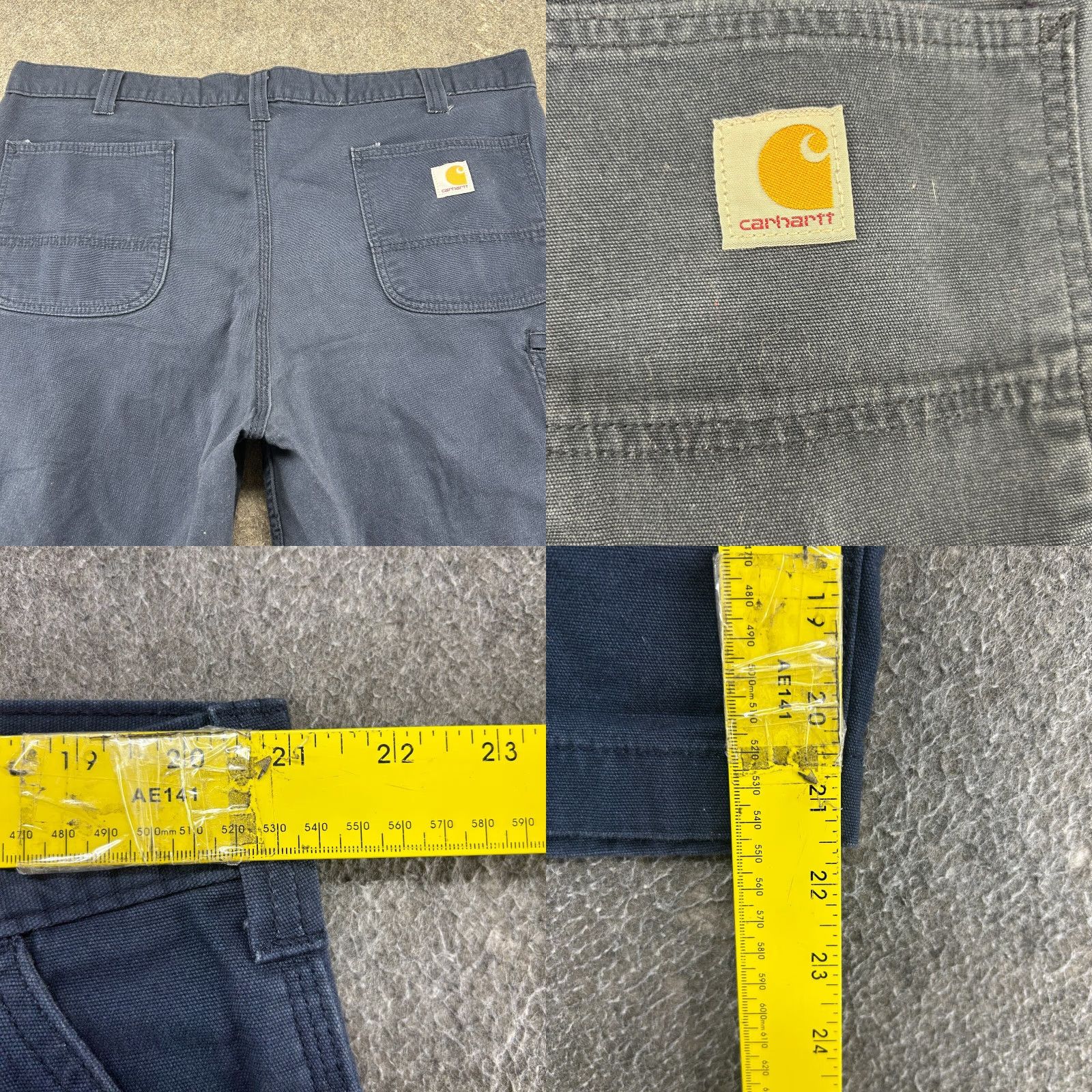 Carhartt Carhartt Shorts Mens 40 Blue Cargo 5-Pocket Relaxed Fit Canvas Workwear Rugged Flex Baggy Casual 90s Mens Medium? Size US 40 / EU 56 - 8 Thumbnail