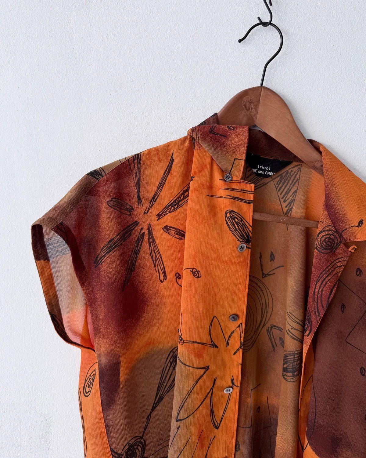 Comme des Garcons × Tricot Comme des Garcons VTG90’s tricot COMME des GARÇONS Oversized Shirt Size M / US 6-8 / IT 42-44 - 3 Thumbnail