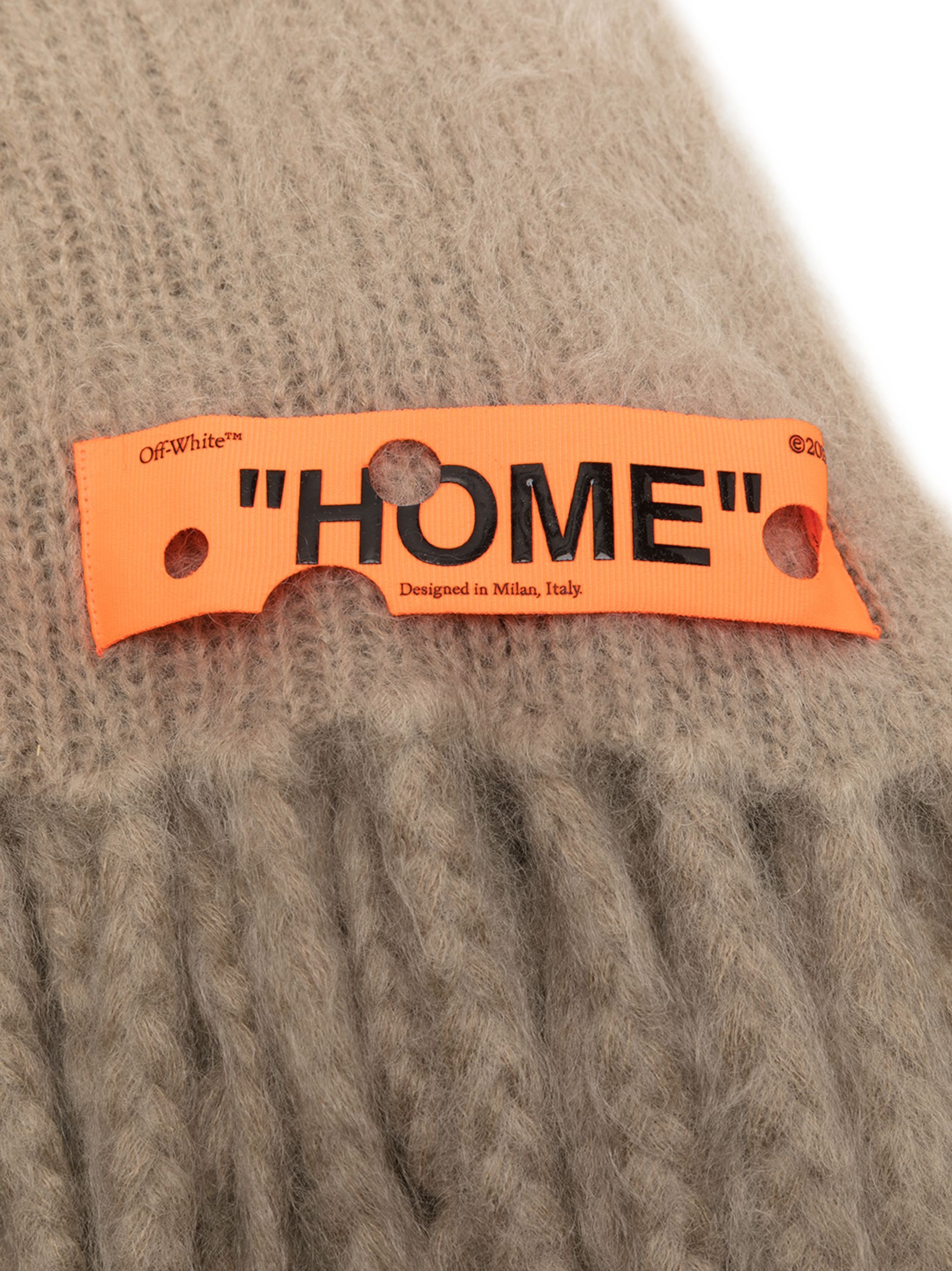 Off-White o1gr1nt1124 Size: OS / Blanket in Taupe Size ONE SIZE - 2 Thumbnail