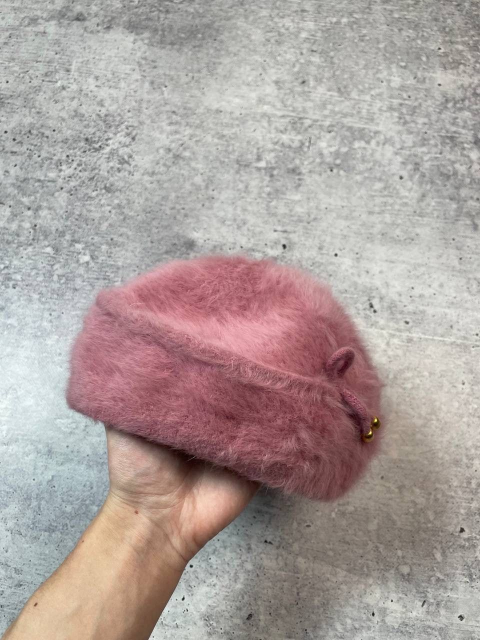 Kangol Vintage 80s Kangol Fur Angora Rose Beret Hat Y2K Size ONE SIZE - 1 Thumbnail