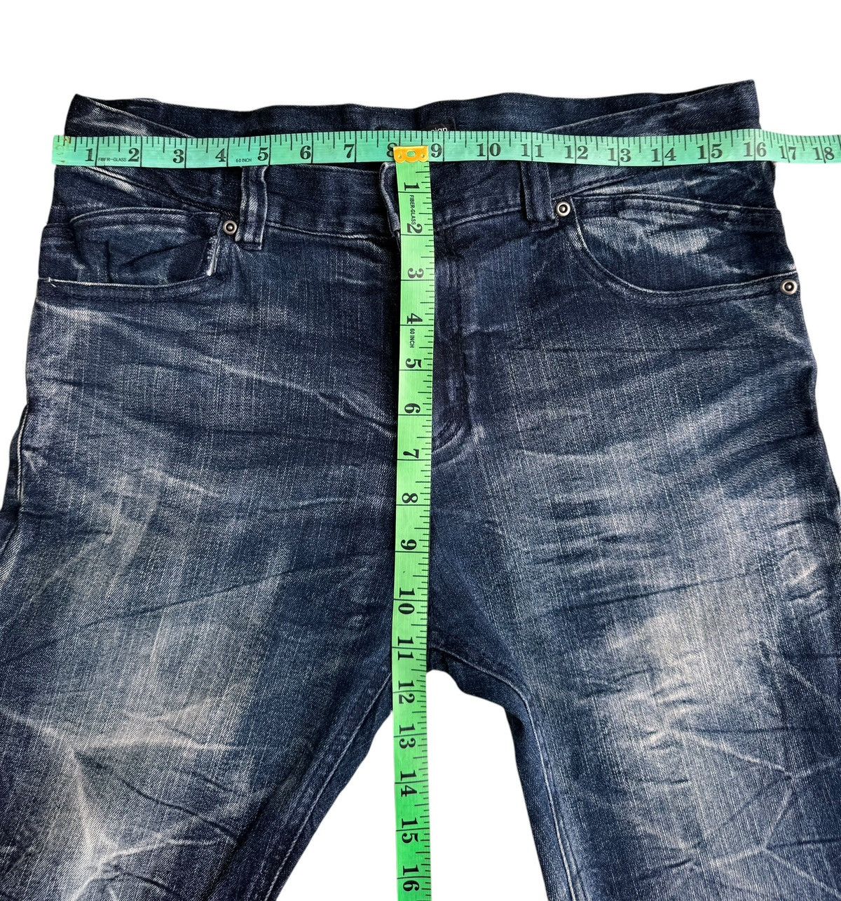 semanticdesign 🔥Vintage Japanese Brand Semantic Design Curve Leg slim Jeans Size US 31 - 10 Thumbnail