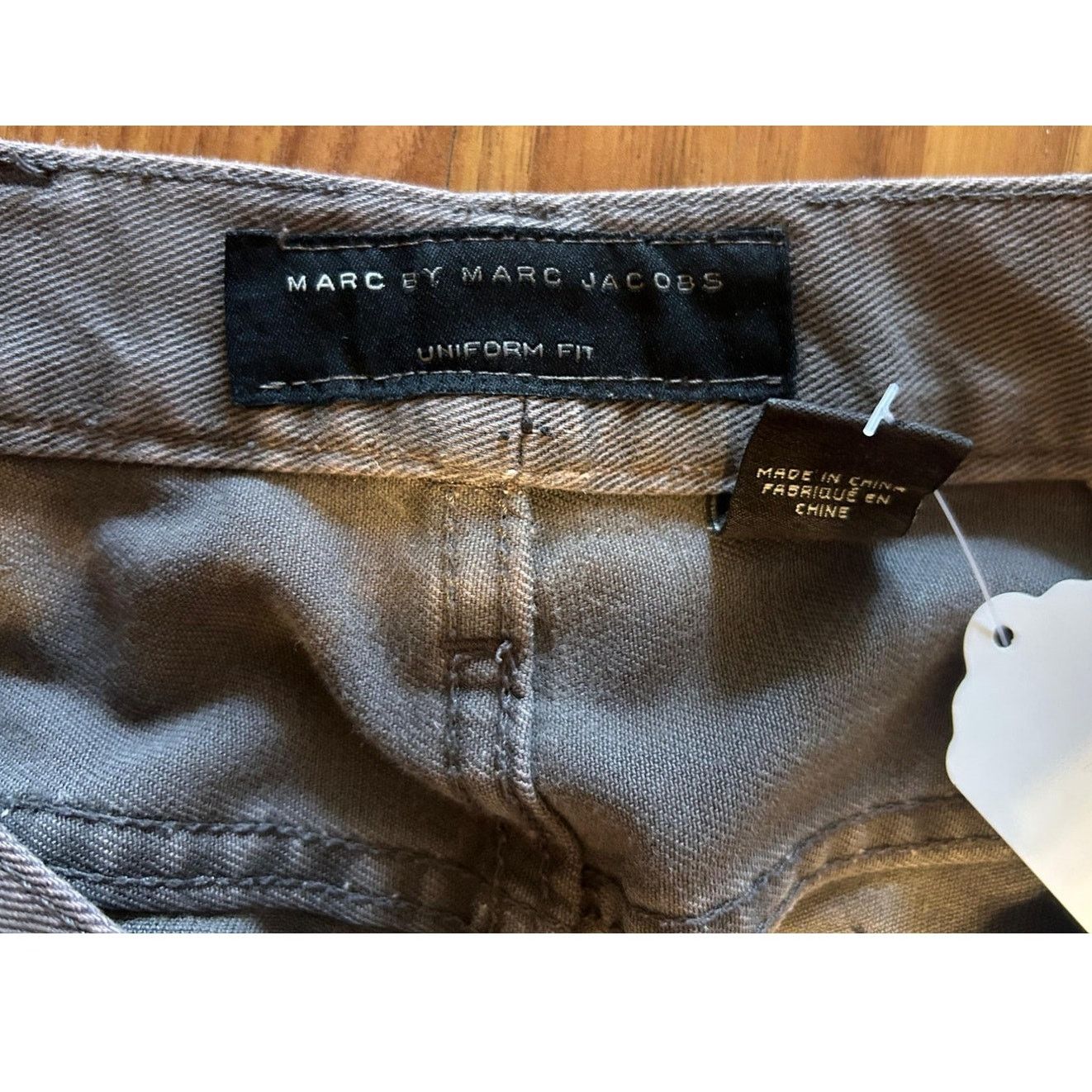Marc Jacobs Marc Jacobs Uniform Fit Light Charcoal Grey Jeans 28x27 Size 28" / US 6 / IT 42 - 6 Thumbnail