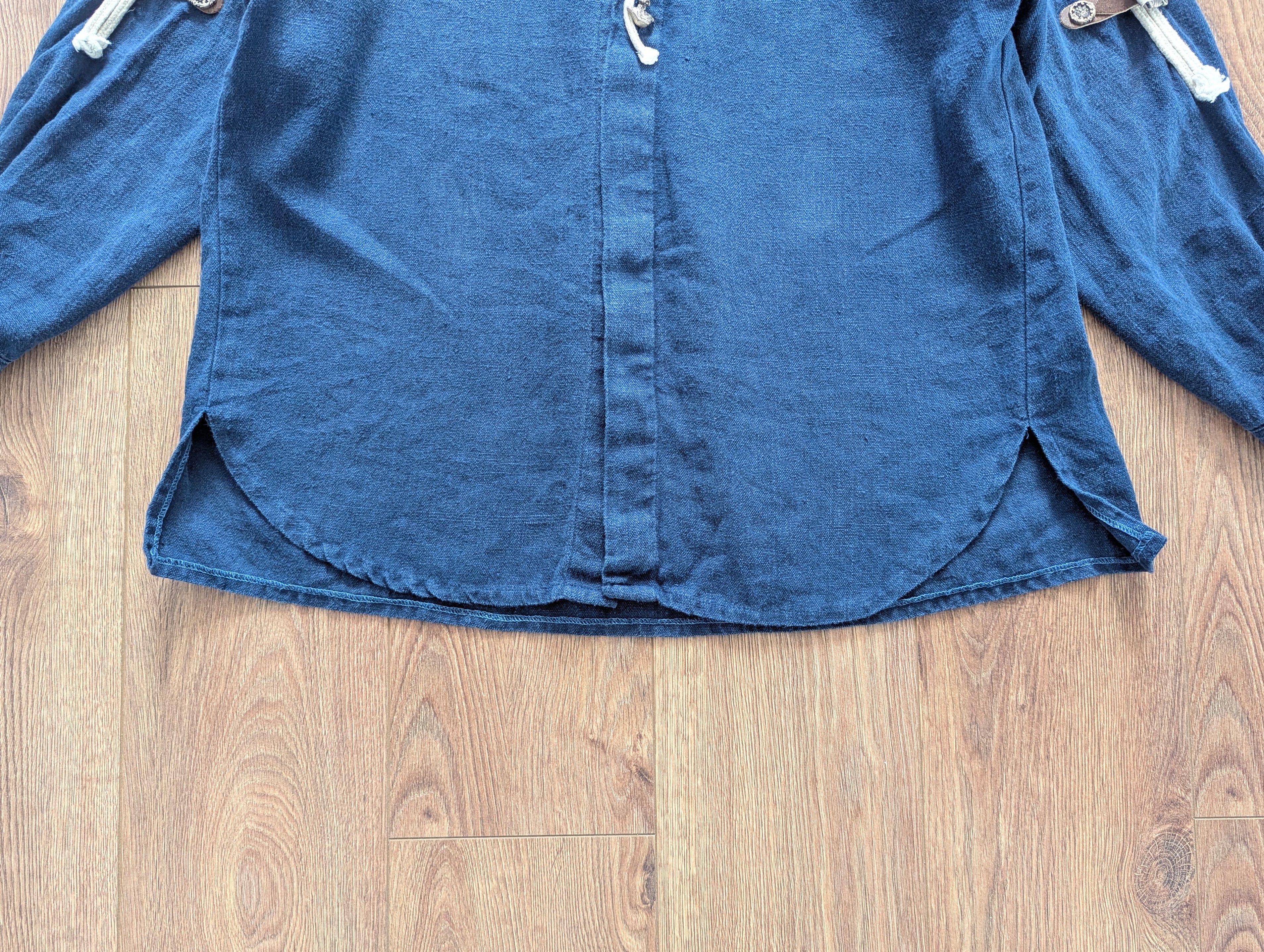 Other KAISER FRANZ Josef Trachten 100% Linen Shirt Made In Austria Size US M / EU 48-50 / 2 - 8 Thumbnail