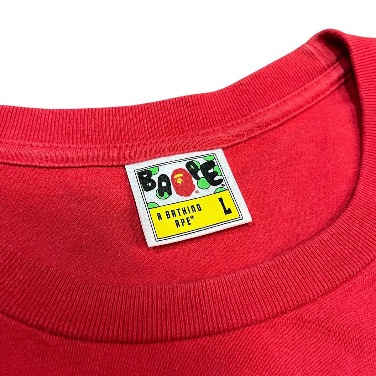 Bape × Keith Haring Bape x Keith Haring Tee 5 Red Hombre Streetwear Size US L / EU 52-54 / 3 - 5 Thumbnail