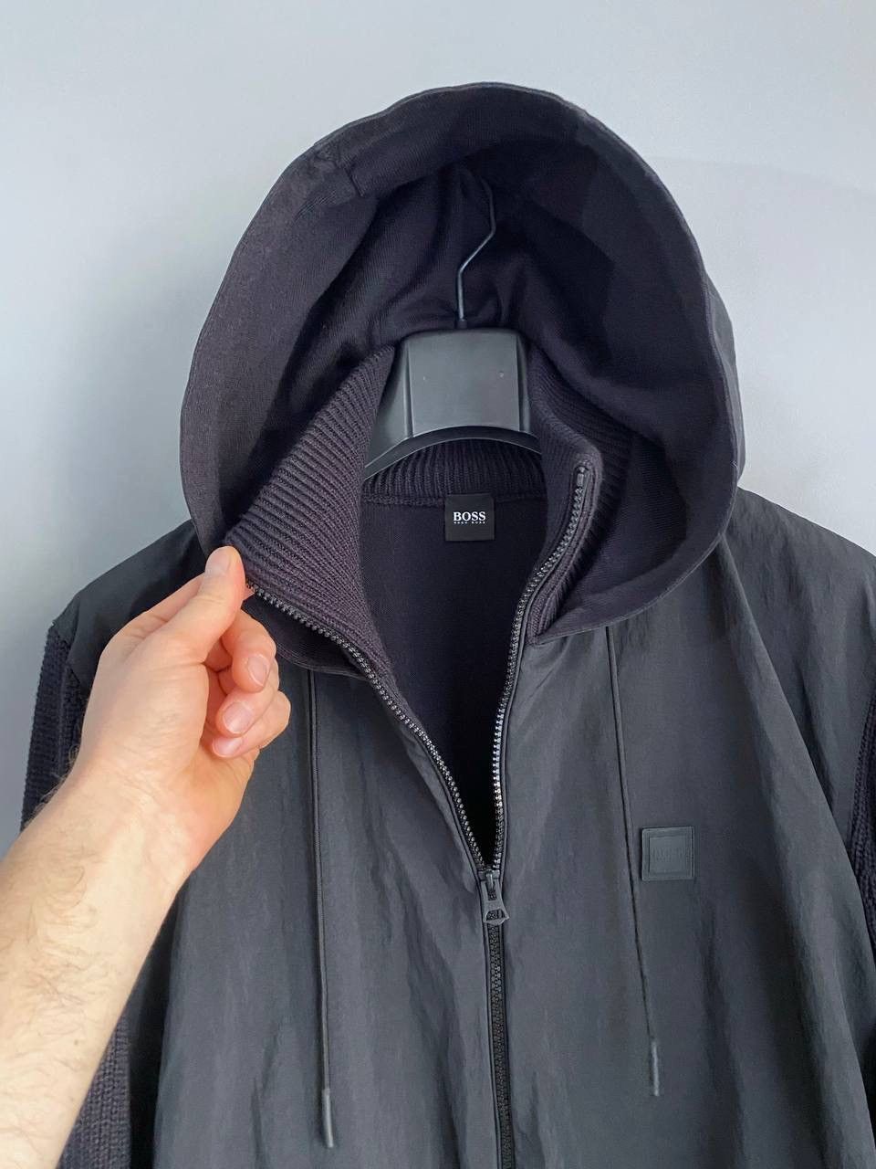 Hugo Boss Hugo Boss Kennsington Men's Blend Knitted Hooded Jacket, XL Size US XL / EU 56 / 4 - 9 Thumbnail