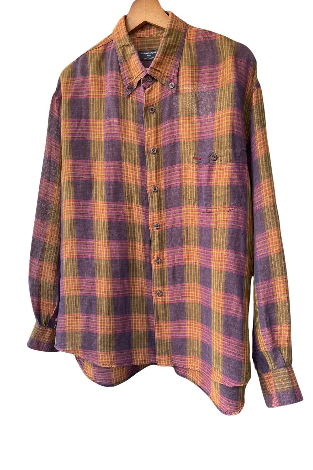 Emanuel Ungaro Emanuel Ungaro Vintage checked shirt size 44 Size US S / EU 44-46 / 1 - 6 Thumbnail