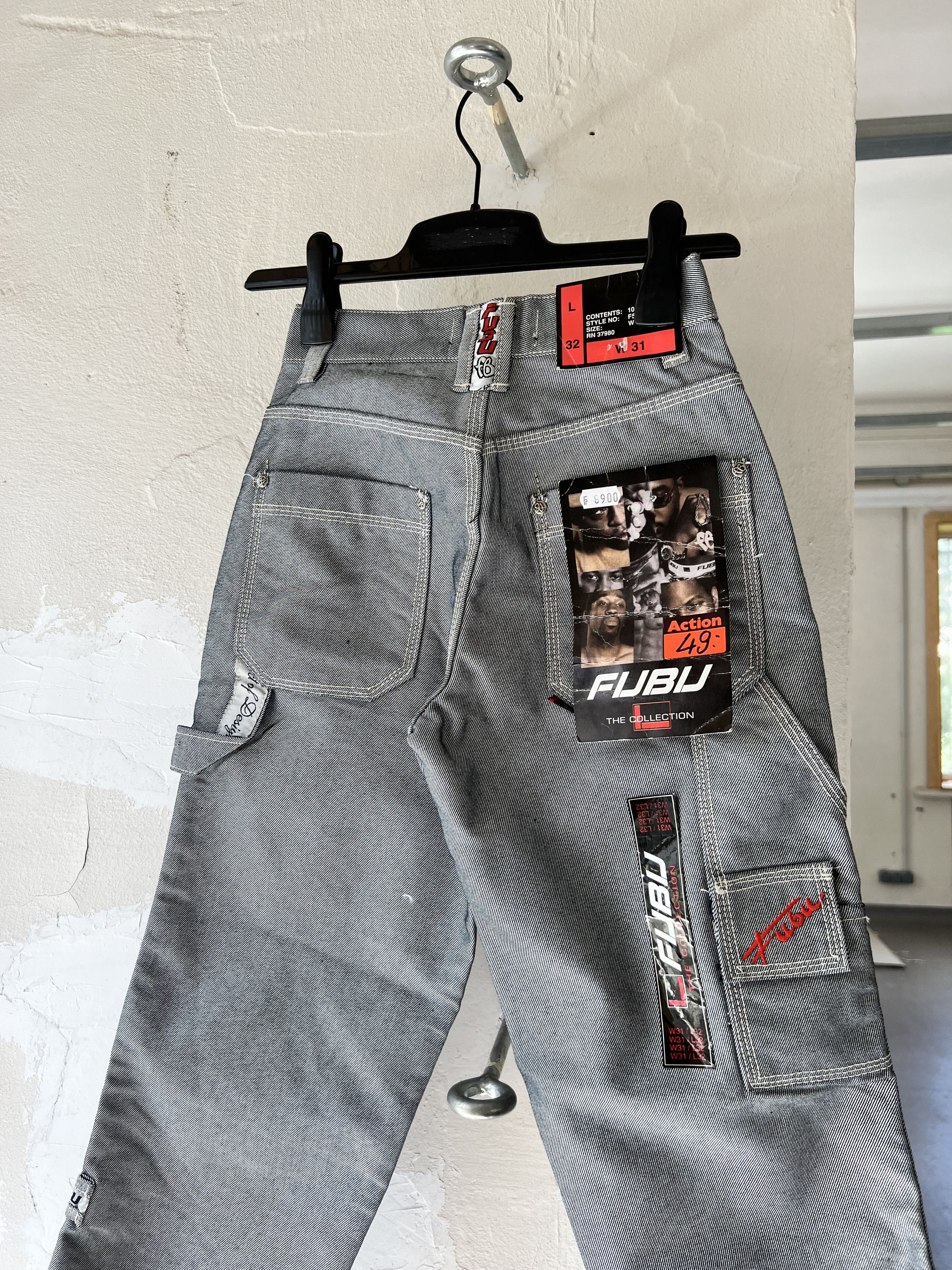 Fubu FuBu Vintage Baggie Cargo Pant USA Size 31" - 4 Thumbnail