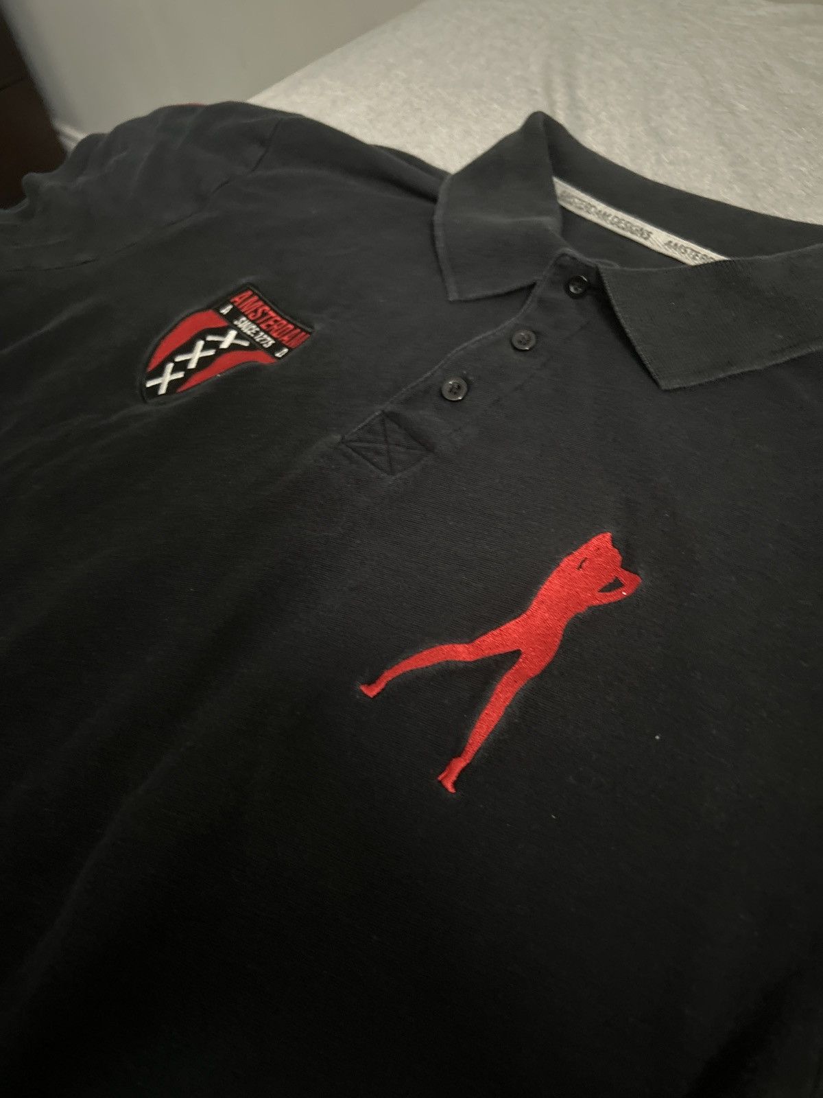 Vintage RedLight District Polo Size US S / EU 44-46 / 1 - 2 Thumbnail
