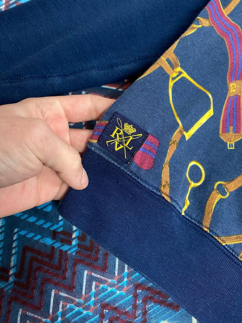 Polo Ralph Lauren Y2K streetwear Vintage Sweaters print Polo Ralph Lauren Size L / US 10 / IT 46 - 7 Thumbnail