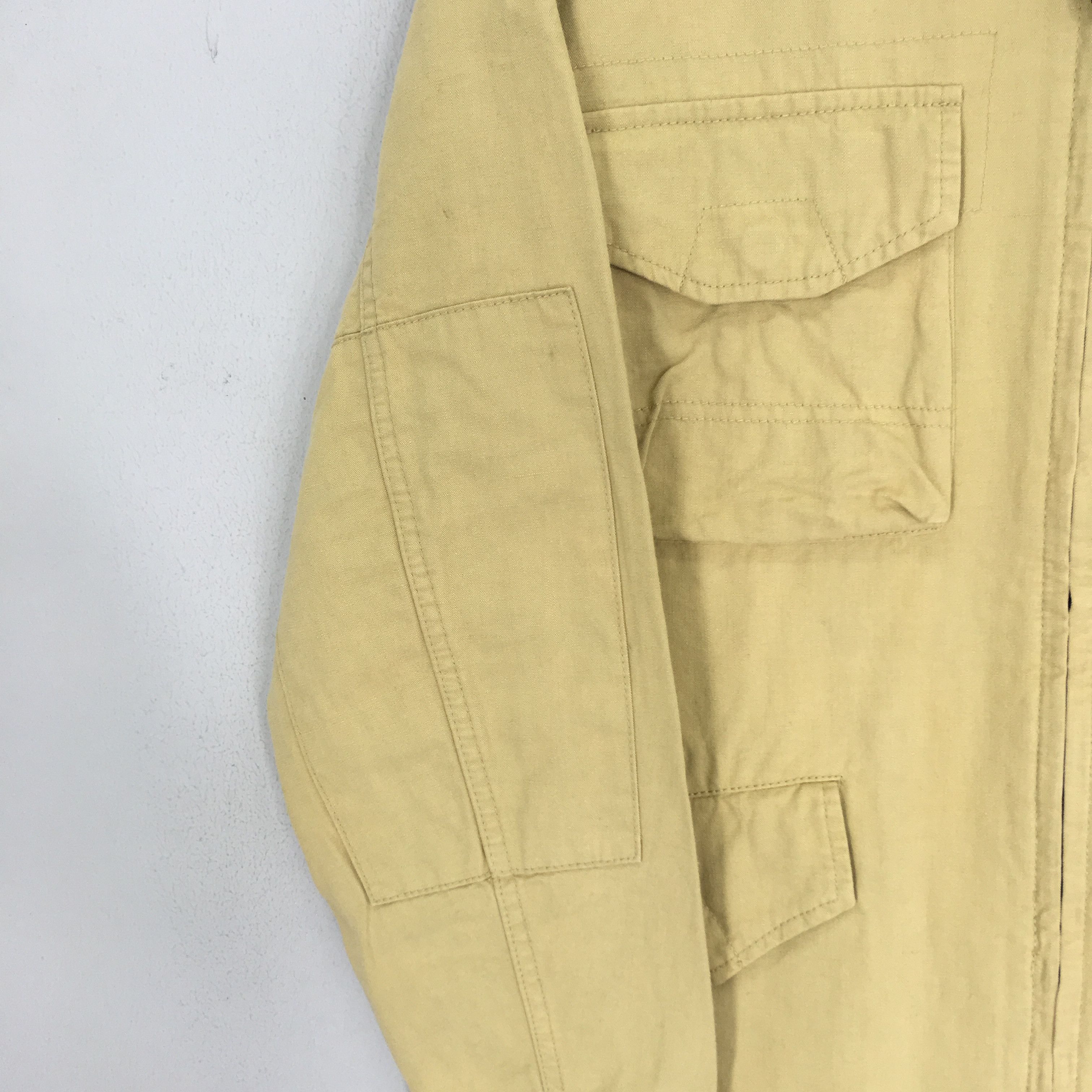 Timberland Vintage Timberland Workwear Chore Beige Denim Jacket Size US M / EU 48-50 / 2 - 5 Thumbnail