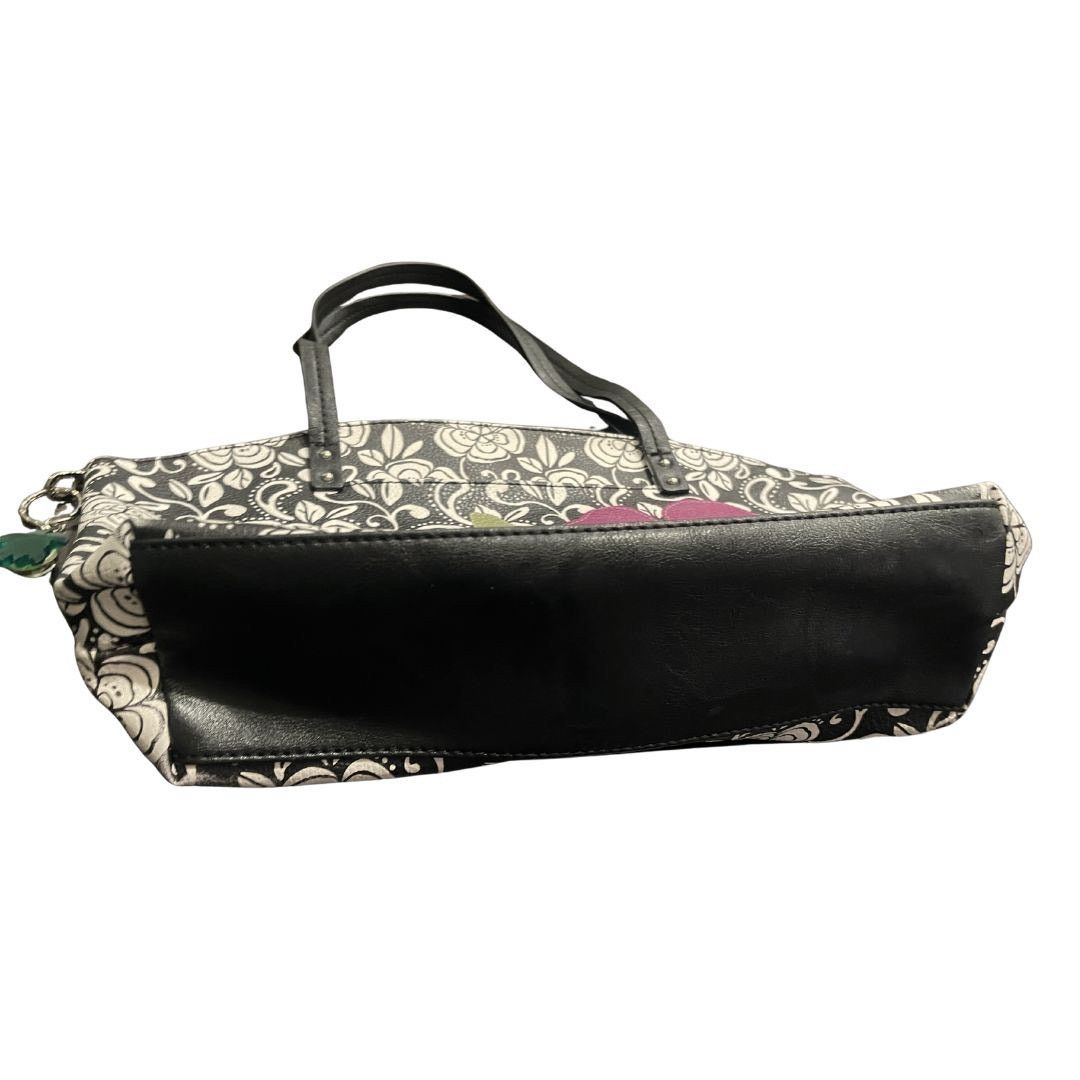 Relic Handbag Appliquéd Flowers Tote Purse Boho Indie Artsy Size ONE SIZE - 3 Thumbnail