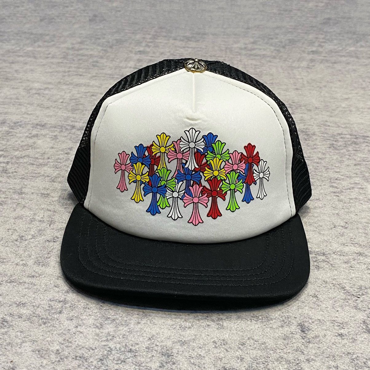Chrome Hearts Chrome Hearts King Taco Multicolor Cross Trucker Hat Size ONE SIZE - 1 Thumbnail