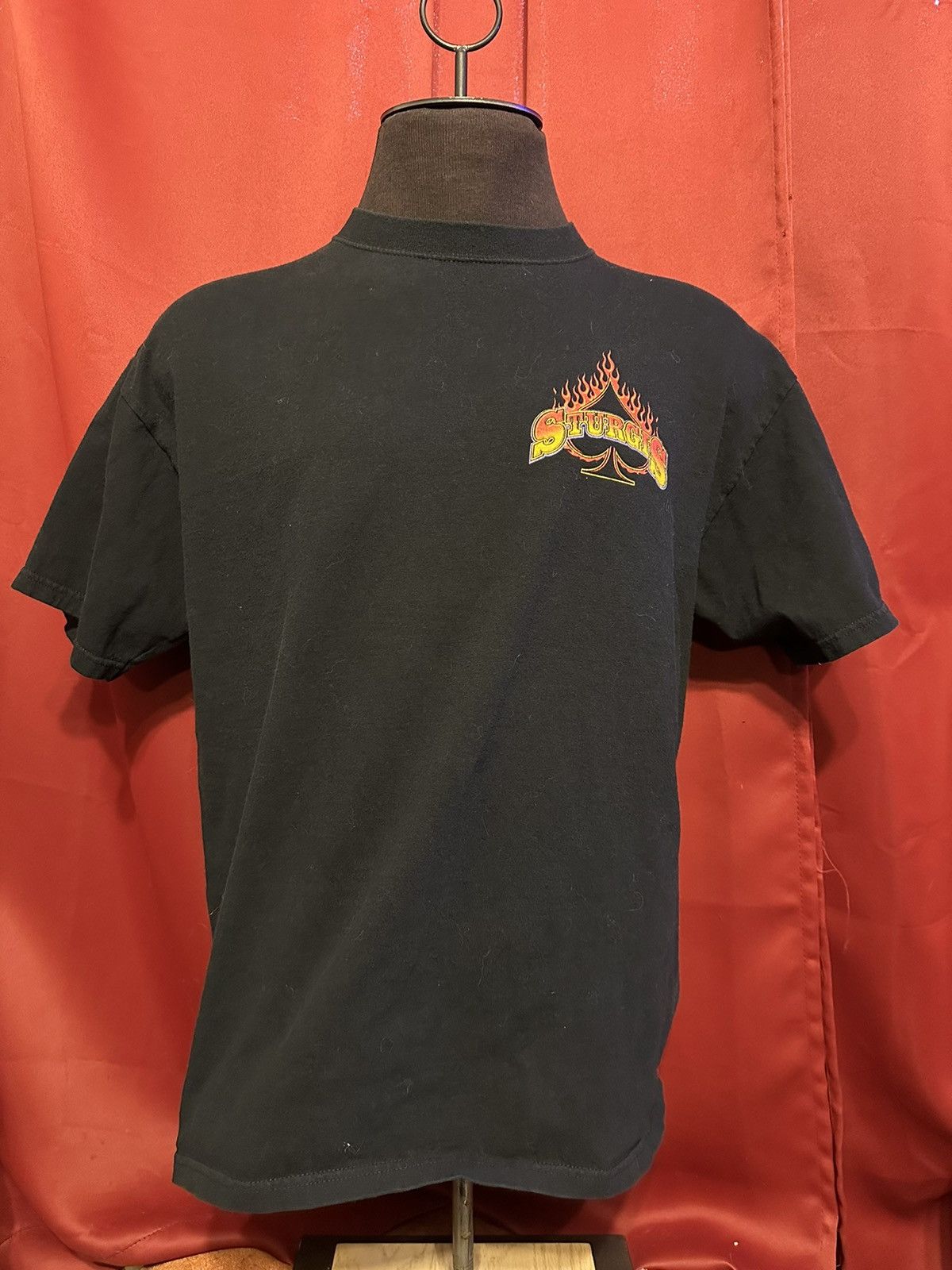 Harley Davidson × Vintage Sturgis Motorcycle Rally Tshirt Y2K Fire Biker Babe Tee Size US XL / EU 56 / 4 - 2 Thumbnail