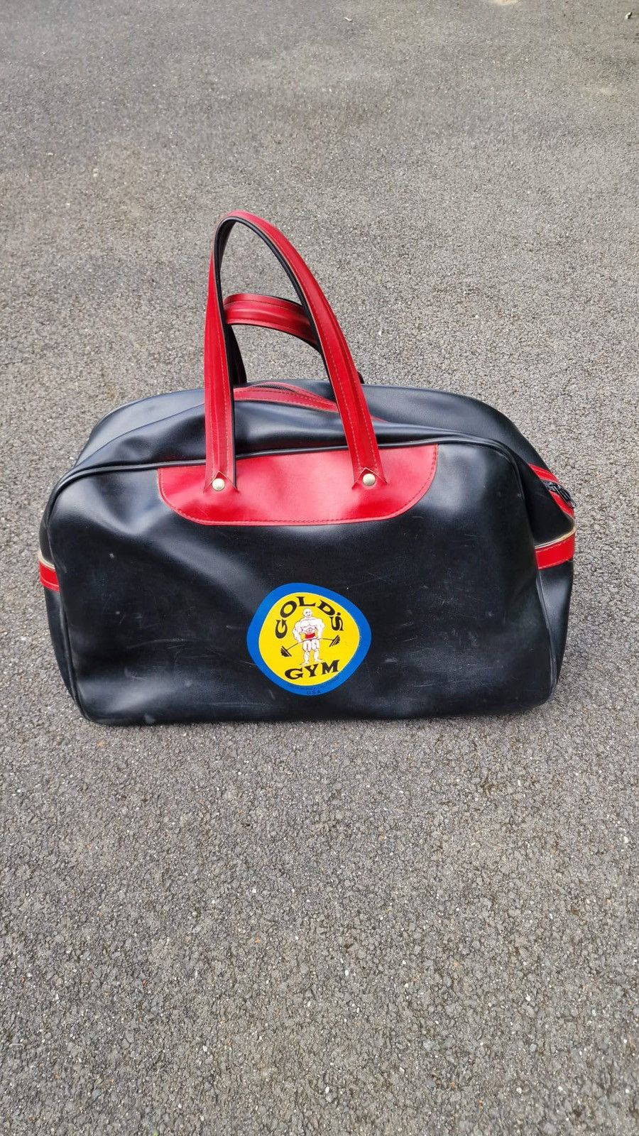 Vintage *RARE* 80s GOLD’S GYM BAG BODYBUILDING GYM FITNESS LA USA Grailed