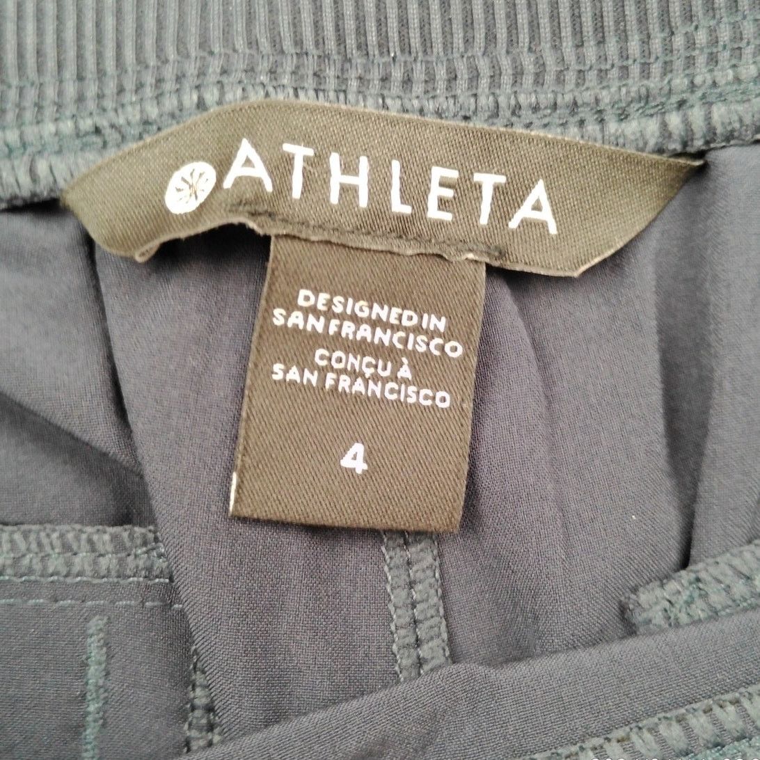Athleta Athleta Brooklyn Mid-Rise Ankle Pant Navy Blue Athleisure Size 27" / US 4 / IT 40 - 3 Thumbnail