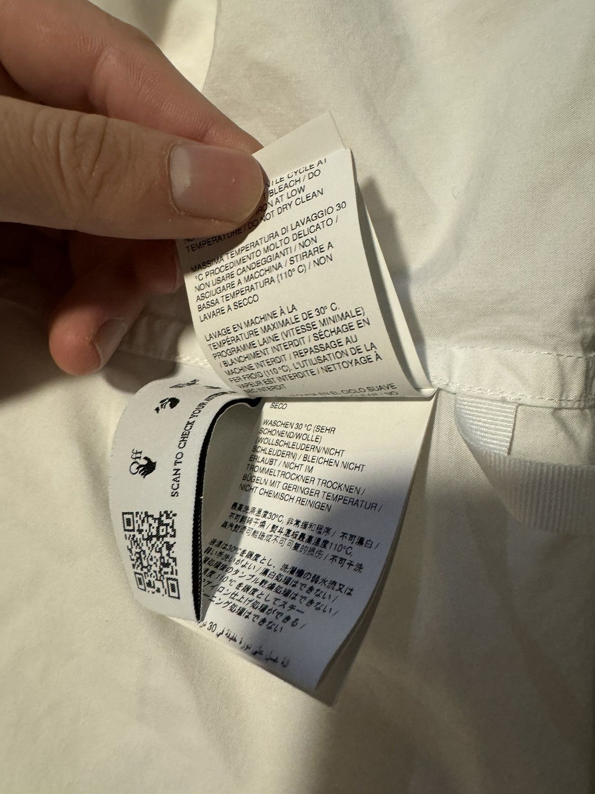 Off-White Off White Button Up Size US M / EU 48-50 / 2 - 7 Thumbnail