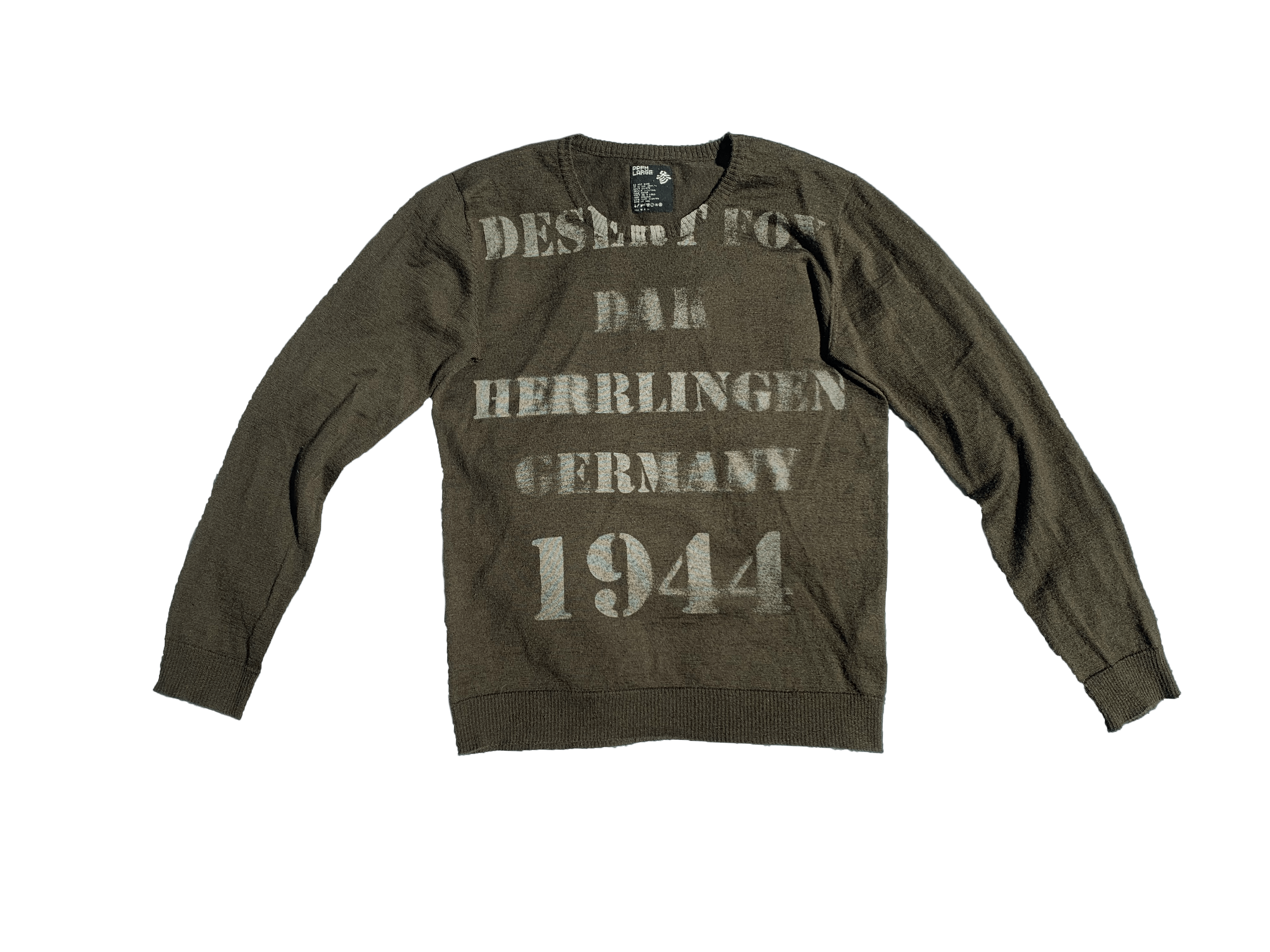 PPFM PPFM Olive Green military crewneck Size US L / EU 52-54 / 3 - 1 Thumbnail