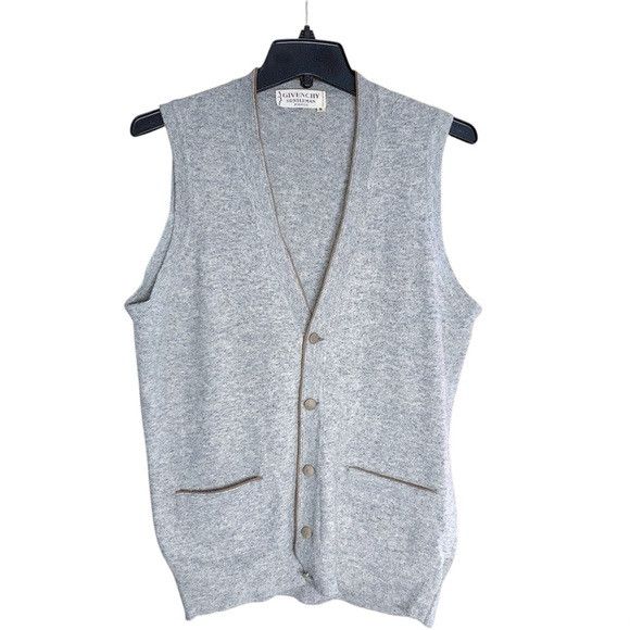 Givenchy Vintage Givenchy Gentleman Paris Lamb’s Wool Sweater Vest Size US M / EU 48-50 / 2 - 1 Thumbnail