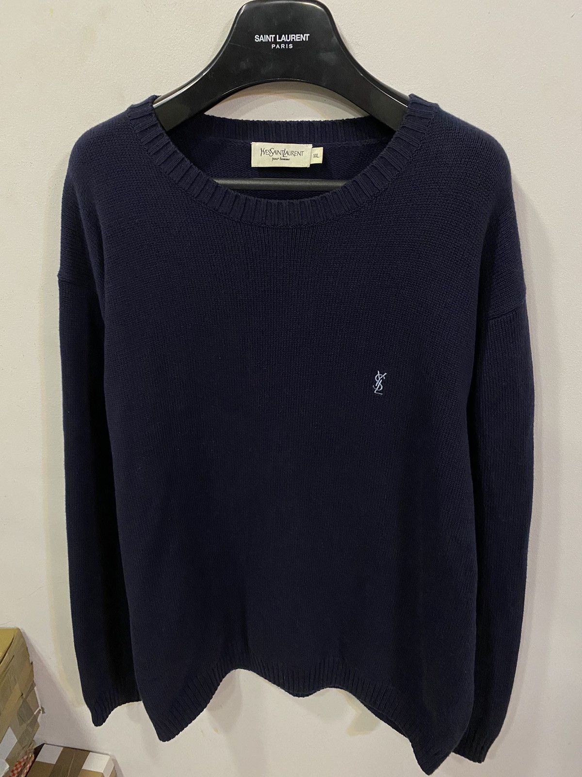 Yves Saint Laurent YSL Sweater Knit Old Money Size US XXL / EU 58 / 5 - 15 Thumbnail