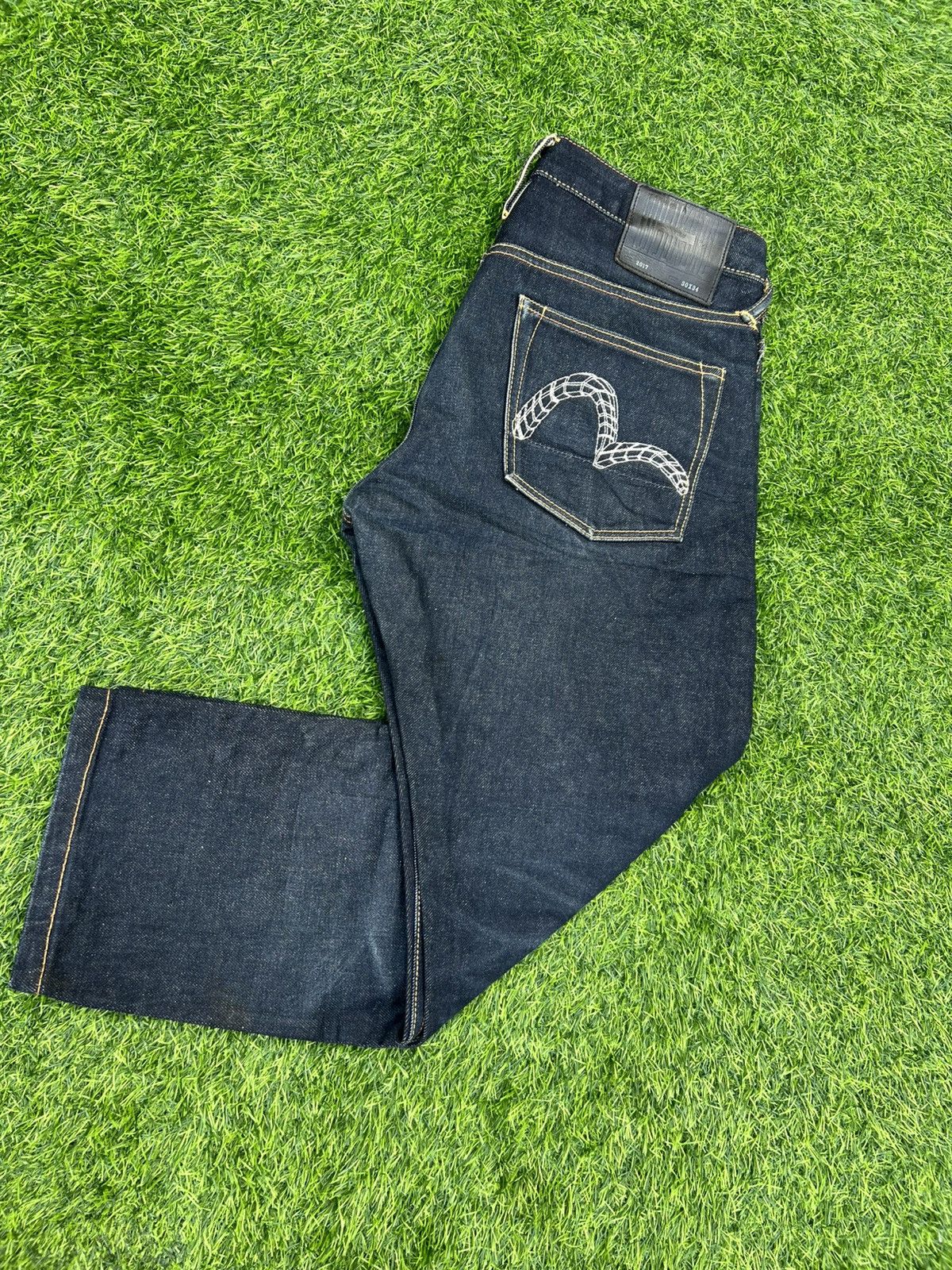 Evisu Rare Vintage 2017 Evisu #17076A Selvedge Denim Jeans Size US 34 / EU 50 - 4 Thumbnail