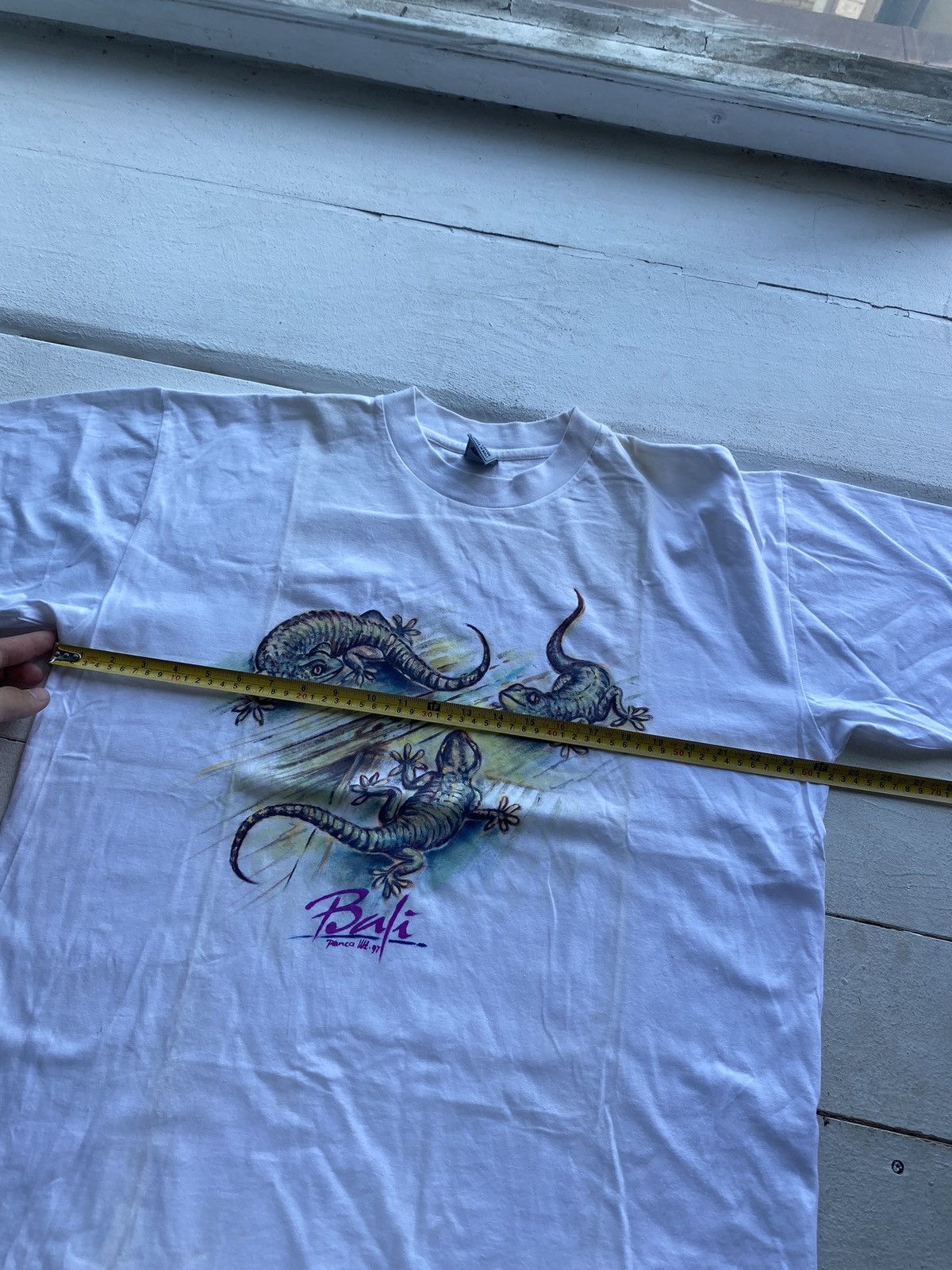 Other 🔗90s handmade bali art native wild life mens shirt xl rare Size US XL / EU 56 / 4 - 6 Thumbnail
