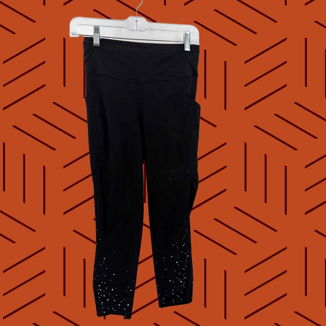 Lululemon Pre-Owned Lululemon Black Size 6 Legging Athletic Pants Size 28" / US 6 / IT 42 - 1 Thumbnail