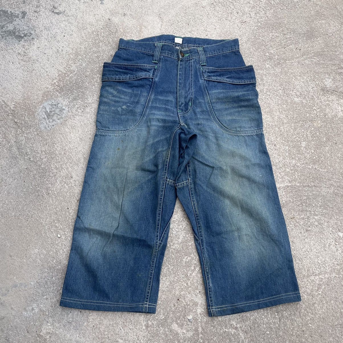 If Six Was Nine × Vintage “GOHEMP” VINTAGE RARE OVERSIZE JORT/JEAN SHORT Size US 30 / EU 46 - 1 Thumbnail