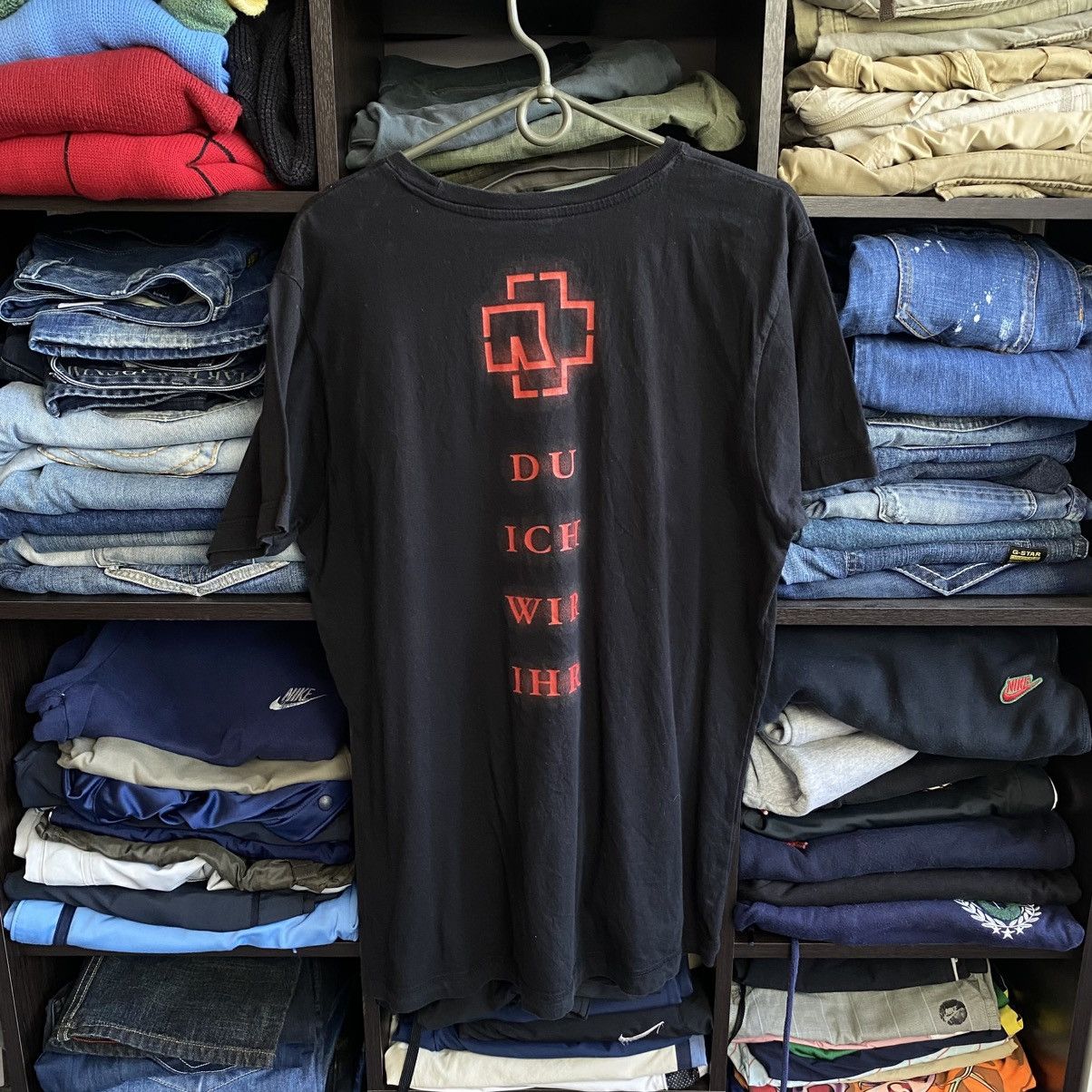 Band Tees Vintage Rammstein Big Graphic Logo Rock Band 90’s tee Size US M / EU 48-50 / 2 - 7 Thumbnail