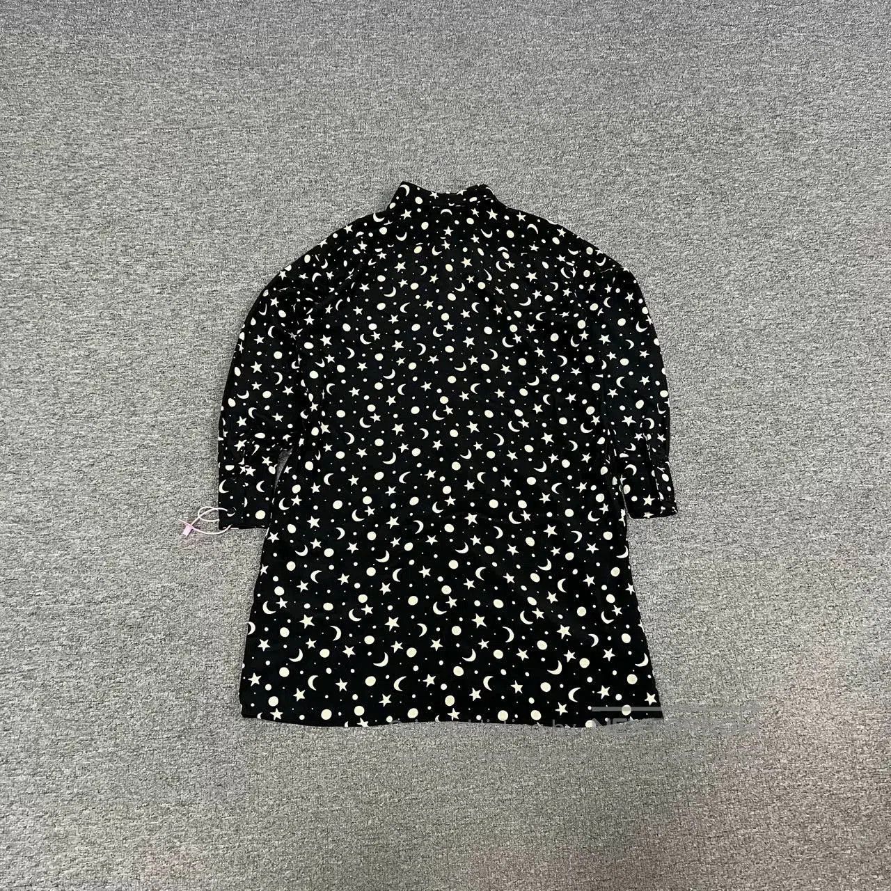 Saint Laurent Paris Saint Laurent Star Moon Silk Shirt Dress. Size XS / US 0-2 / IT 36-38 - 7 Thumbnail