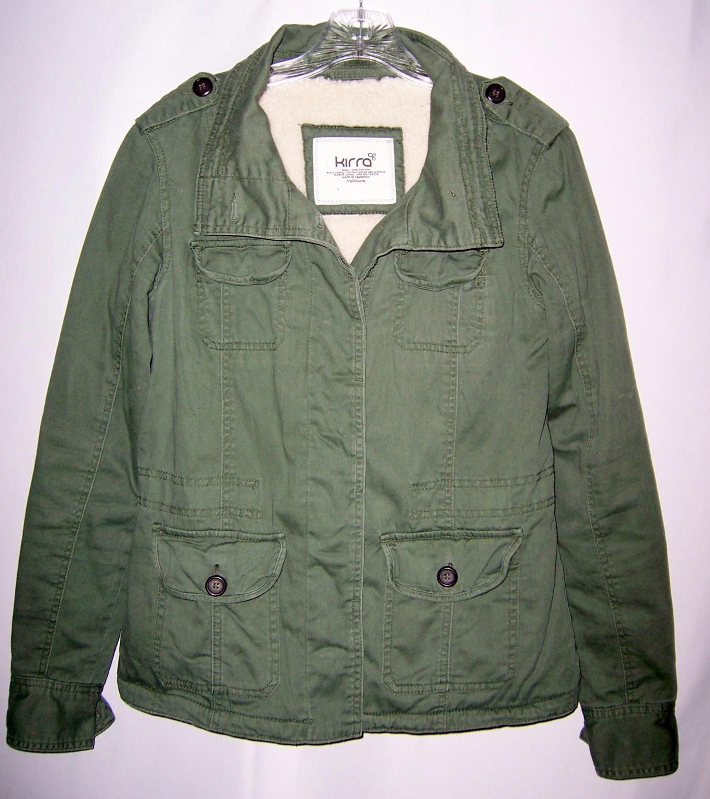 Kirra Kirra Field Utility Jacket Women's M Fleece Lined Canvas Size M / US 6-8 / IT 42-44 - 1 Thumbnail