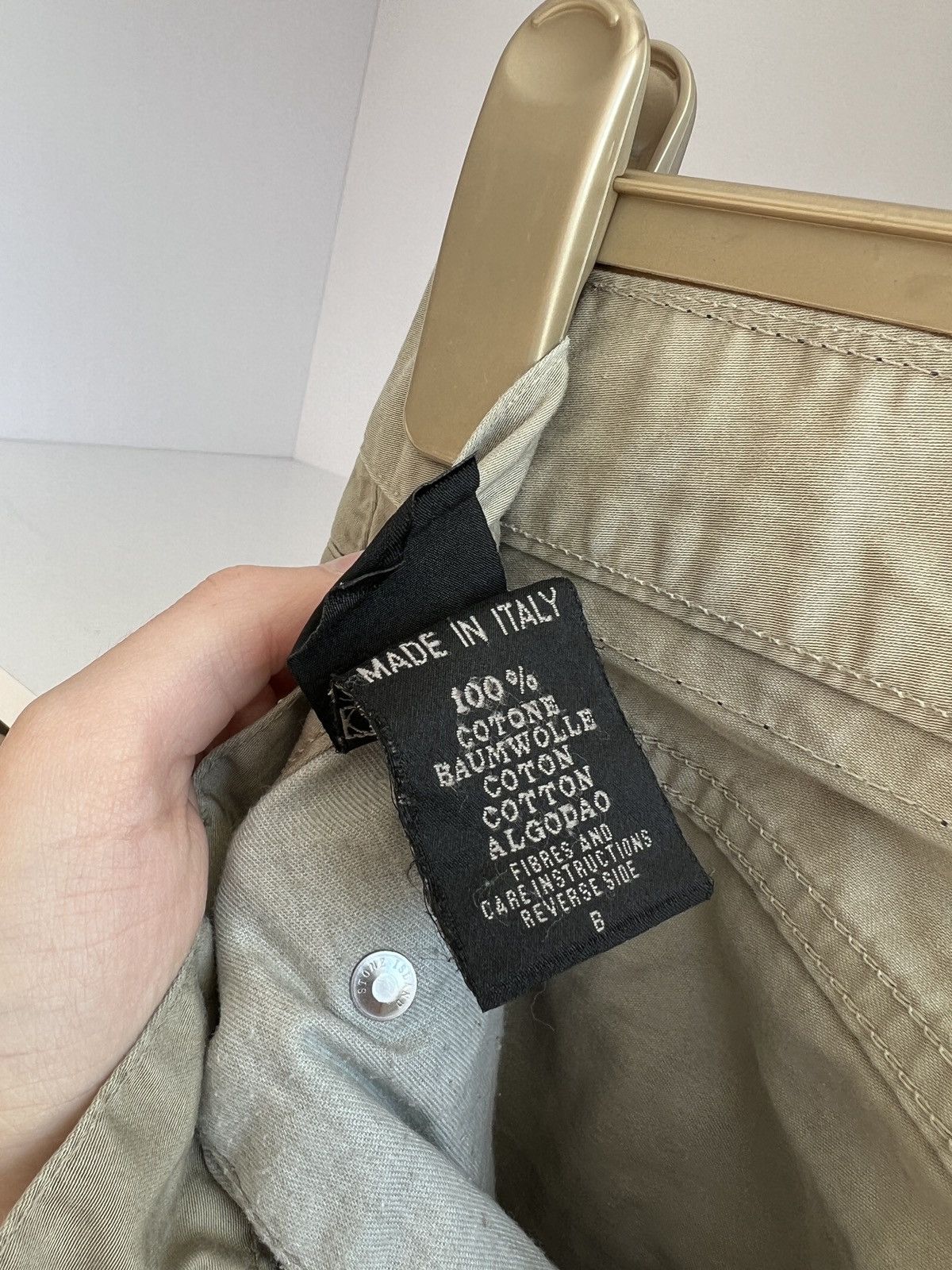 Stone Island × Vintage Stone Island Denims Flint Beige Casual Pants 33 size slim Size US 33 - 6 Thumbnail