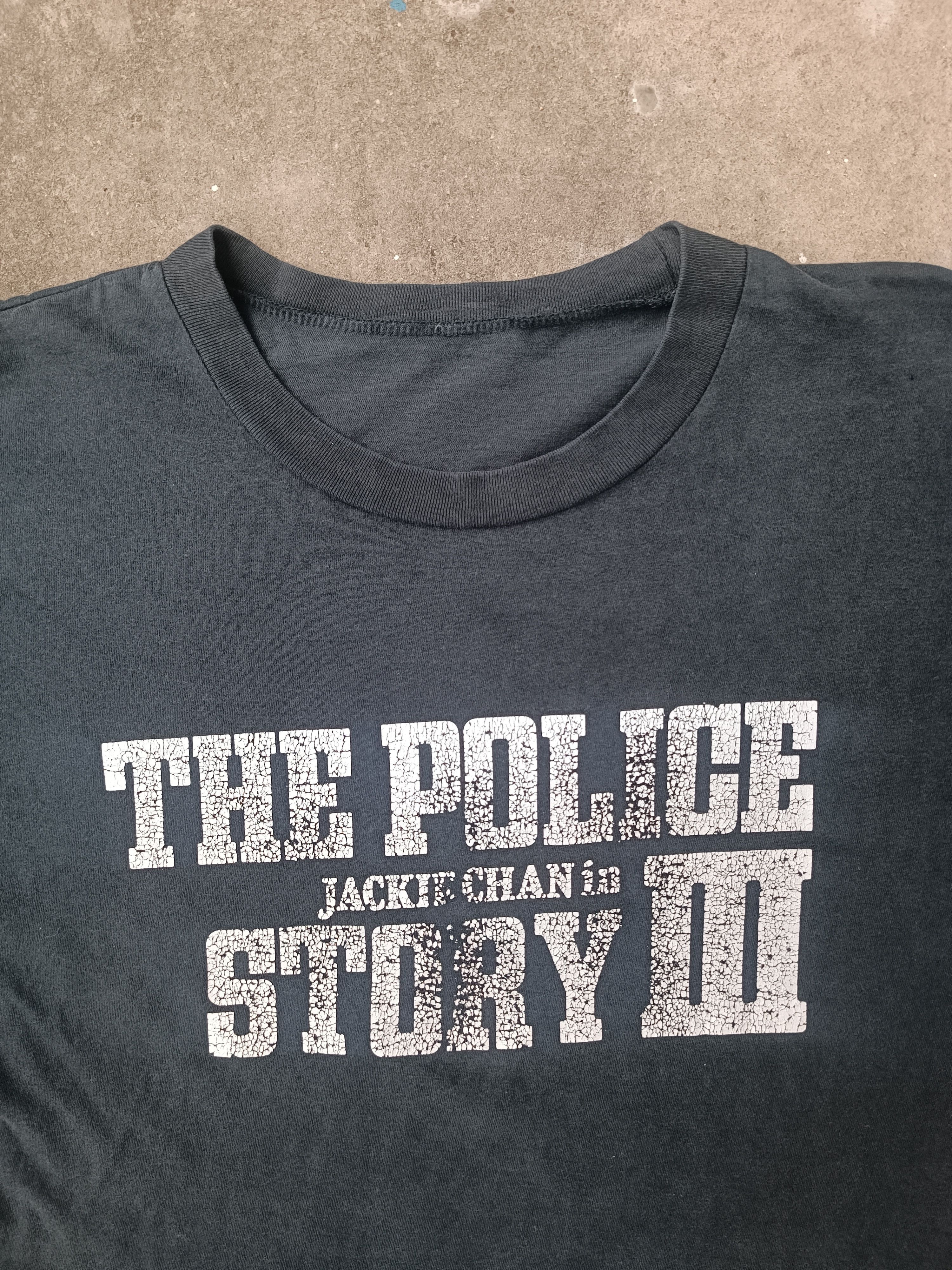 vintage 90s t shirt jackie chan in the police story 3