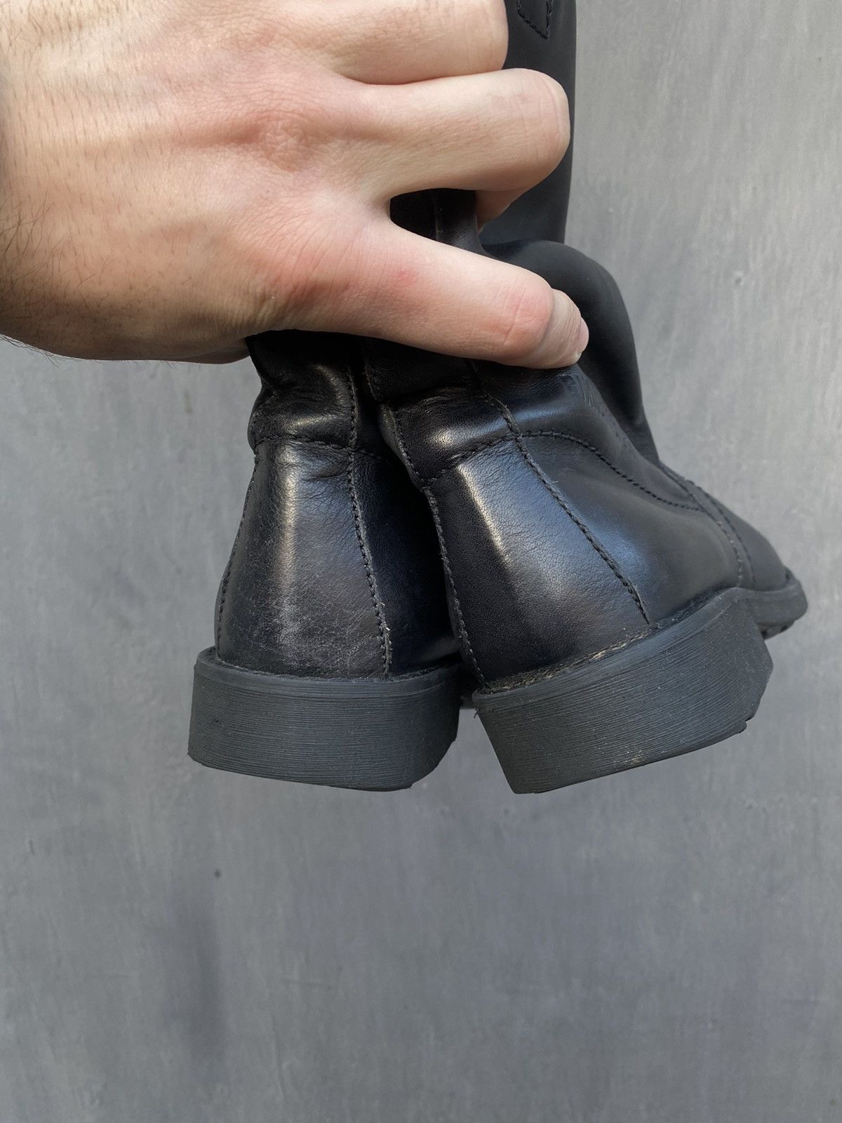 Dirk Bikkembergs × Vintage Bikkembergs Vintage High Leather Boots 37 made italy Size US 7 / IT 37 - 10 Thumbnail
