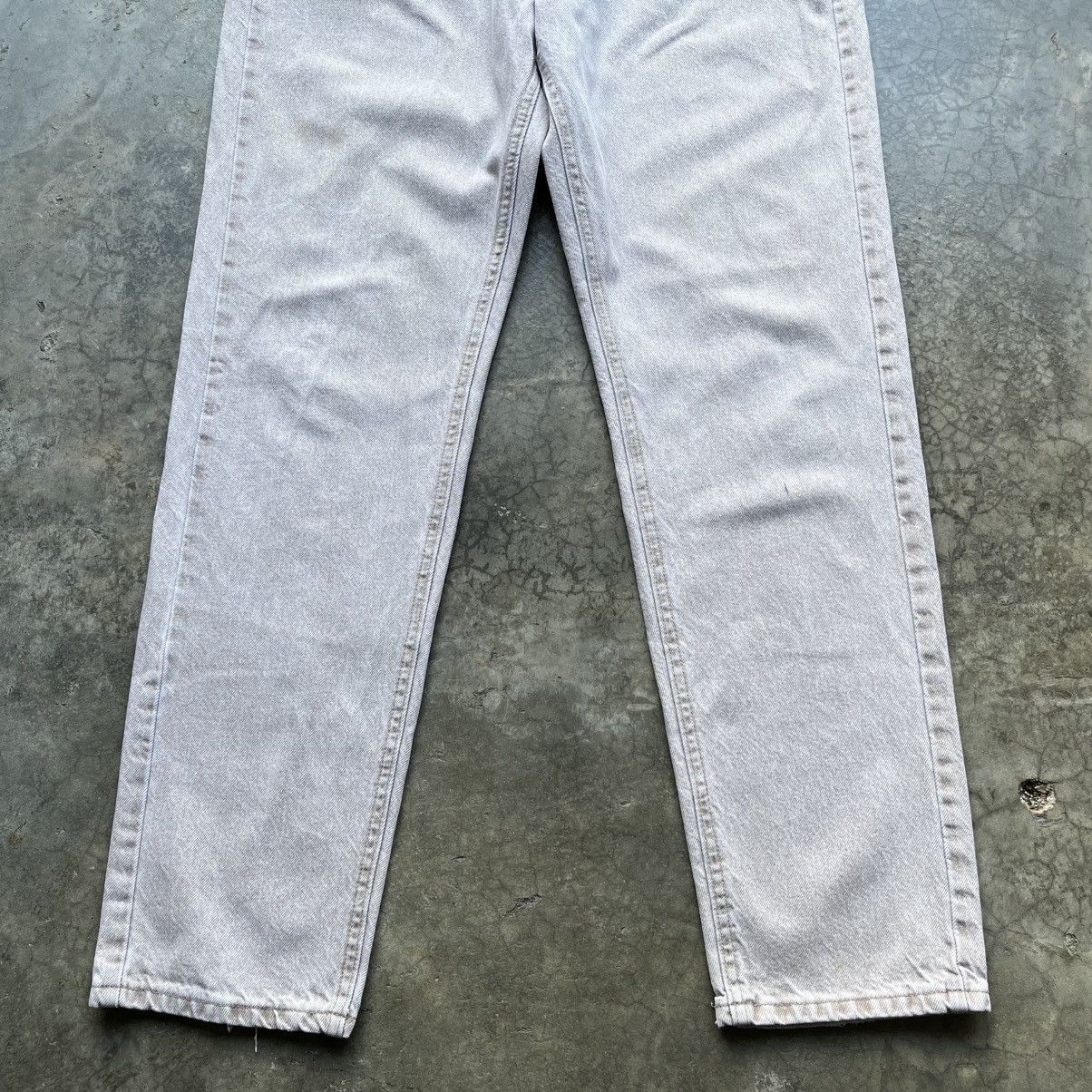 L.L. Bean 90s LL Bean Usa Tapered Denim Jeans Size 35x34 Size US 35 - 4 Thumbnail