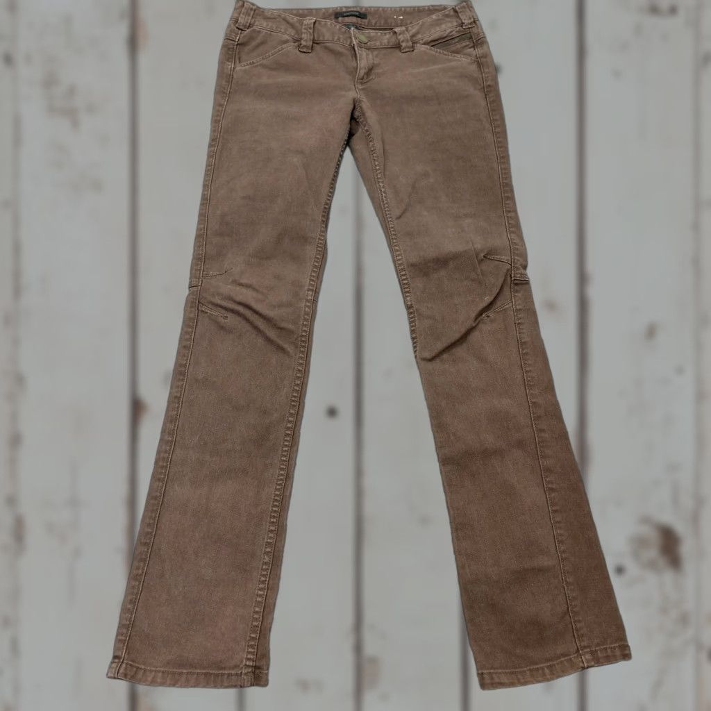 Express Express Jeans Women’s Size 6 Brown Denim Editor Design Studio Straight Stretch Jeans Size 28" / US 6 / IT 42 - 1 Thumbnail