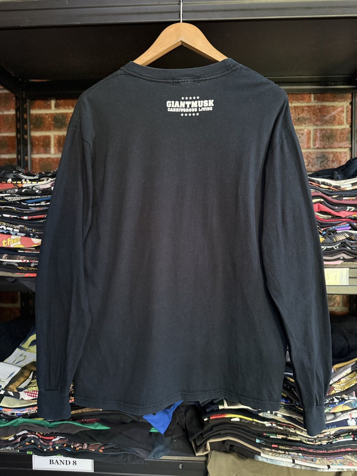 Band Tees Vintage Giant Musk Carnivorous Living Long Sleeve Tee Size US XL / EU 56 / 4 - 6 Thumbnail