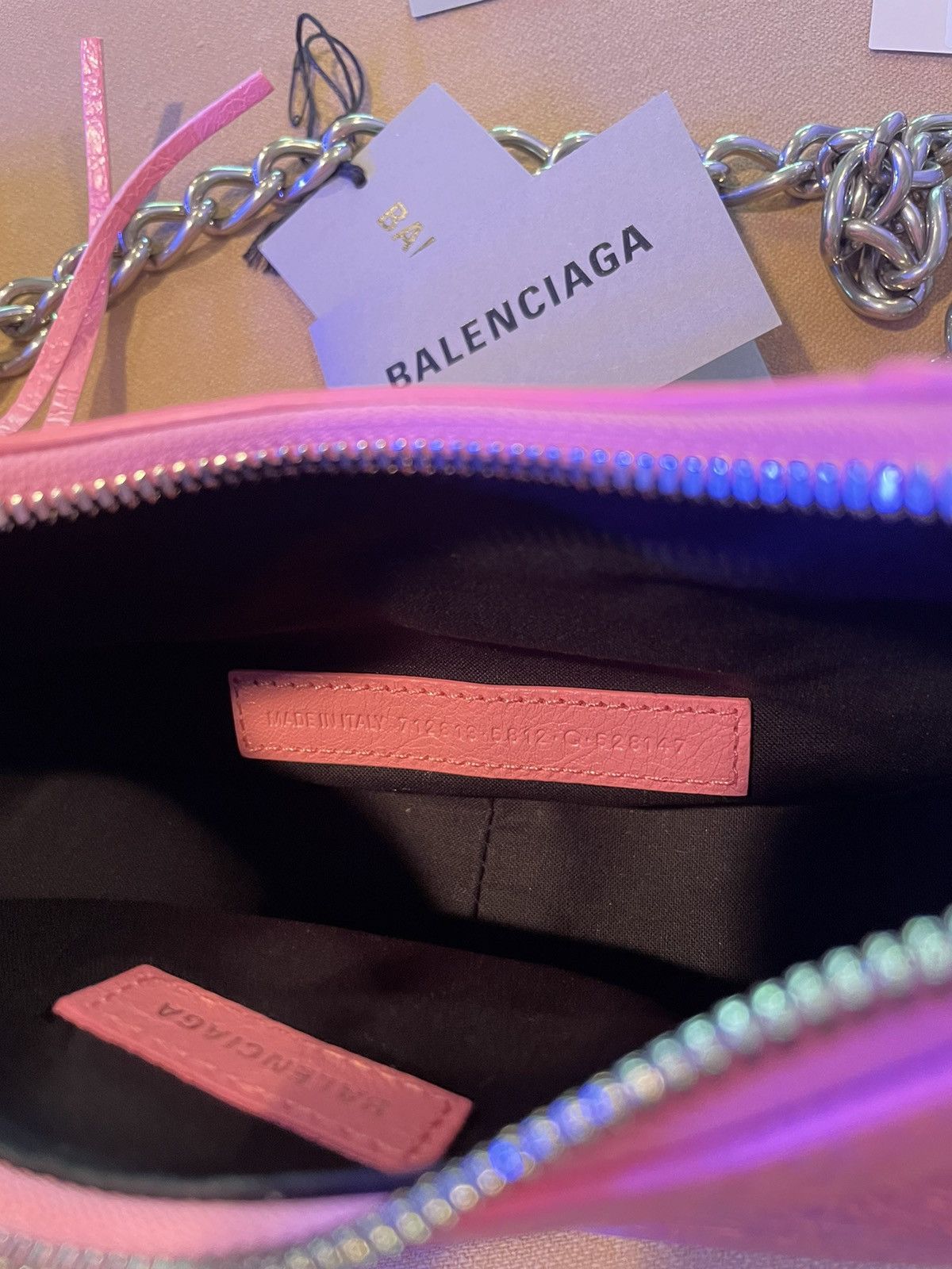 Balenciaga LE CAGOLE 8 B X8 W/C ARENA LAMB AS SWEET PINK Size ONE SIZE - 5 Thumbnail