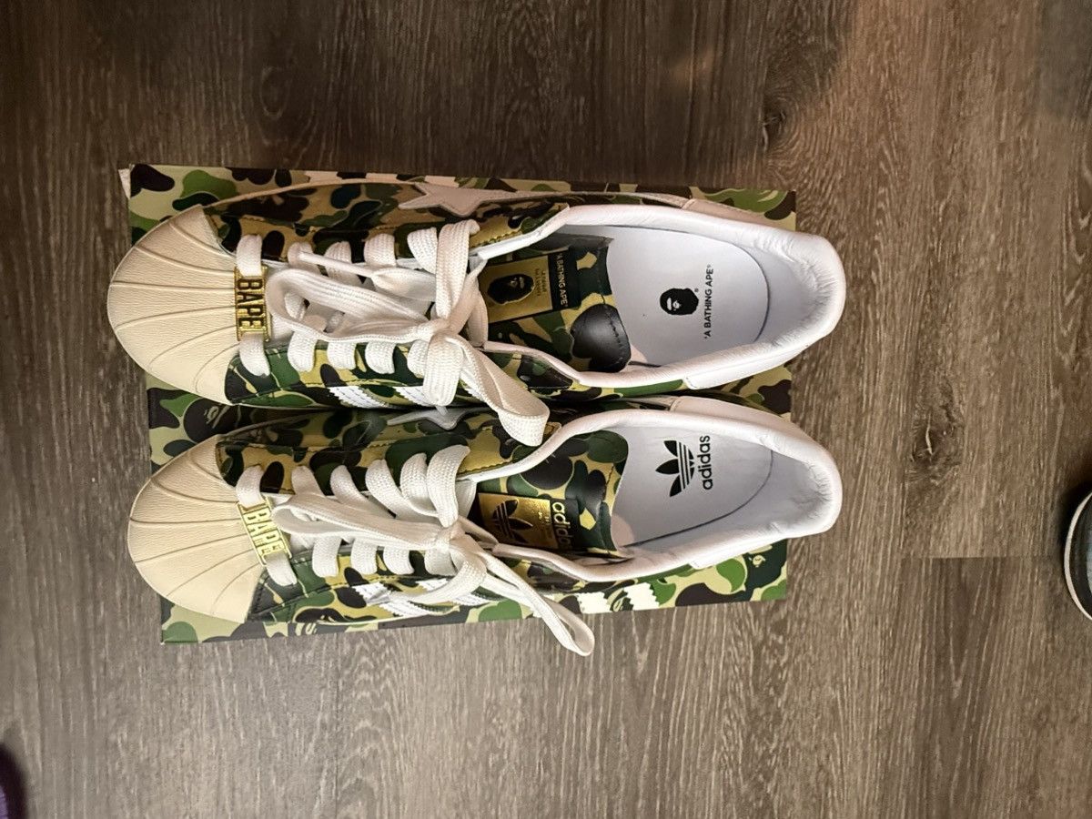 Adidas Adidas X bape superstar Size US 10.5 / EU 43-44 - 7 Thumbnail