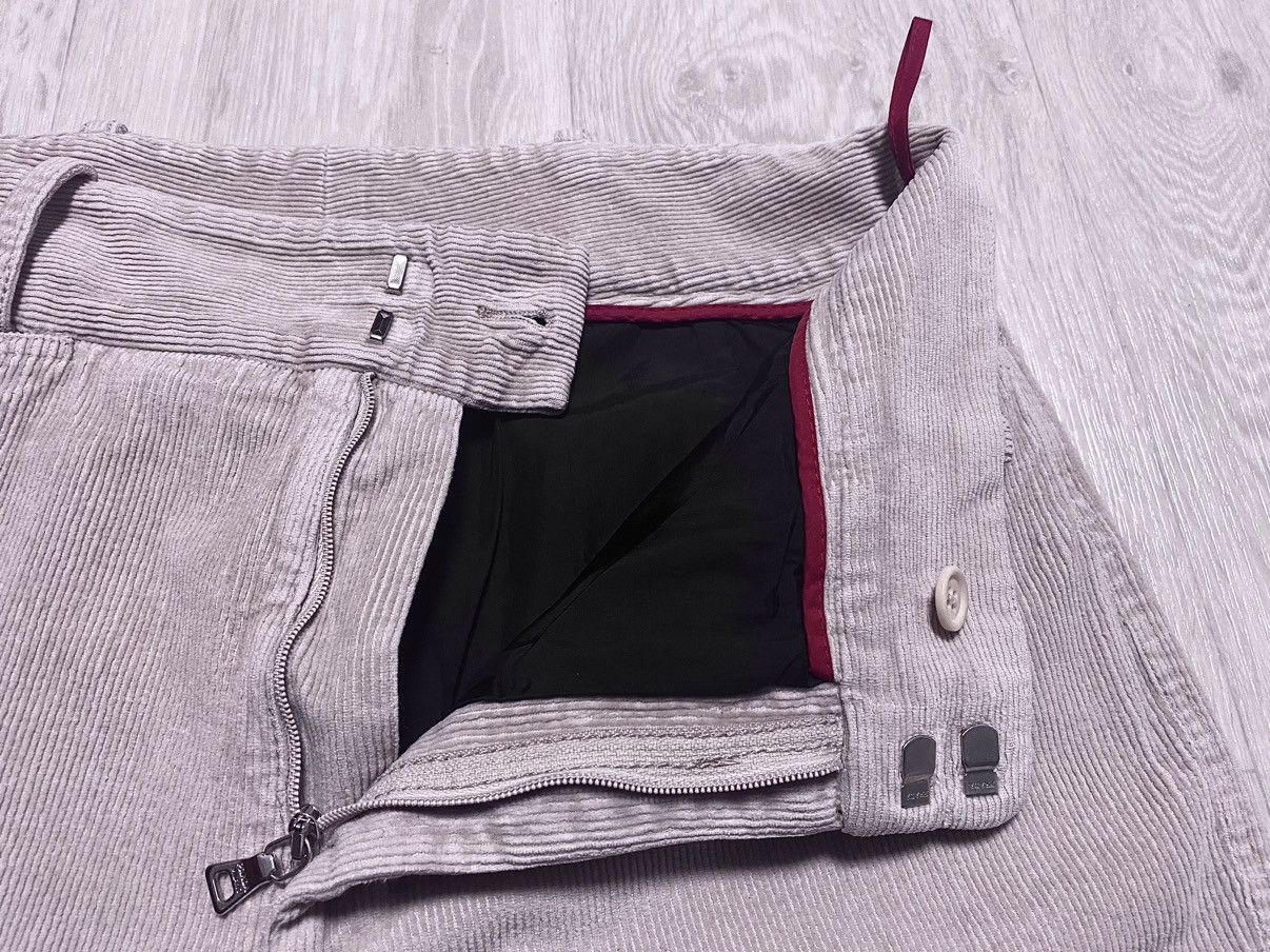 Prada Prada Linea Rossa Red Tab Beige Flared Corduroy Pant Trouser Size US 30 / EU 46 - 11 Thumbnail