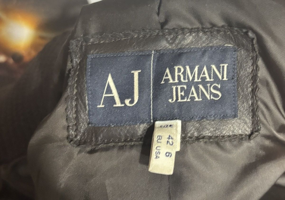 Armani Armani jeans bull leather jacket Size US M / EU 48-50 / 2 - 4 Thumbnail