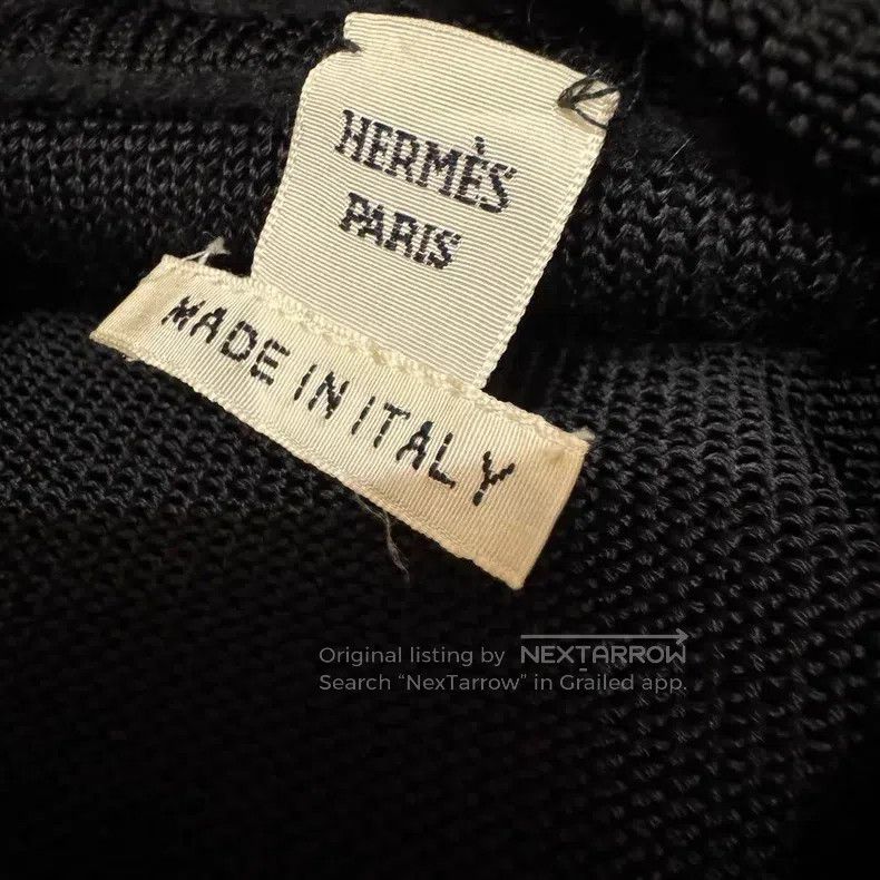 Hermes Hermes Black Knitted Dress Size XXS / US 00 / IT 34 - 6 Thumbnail
