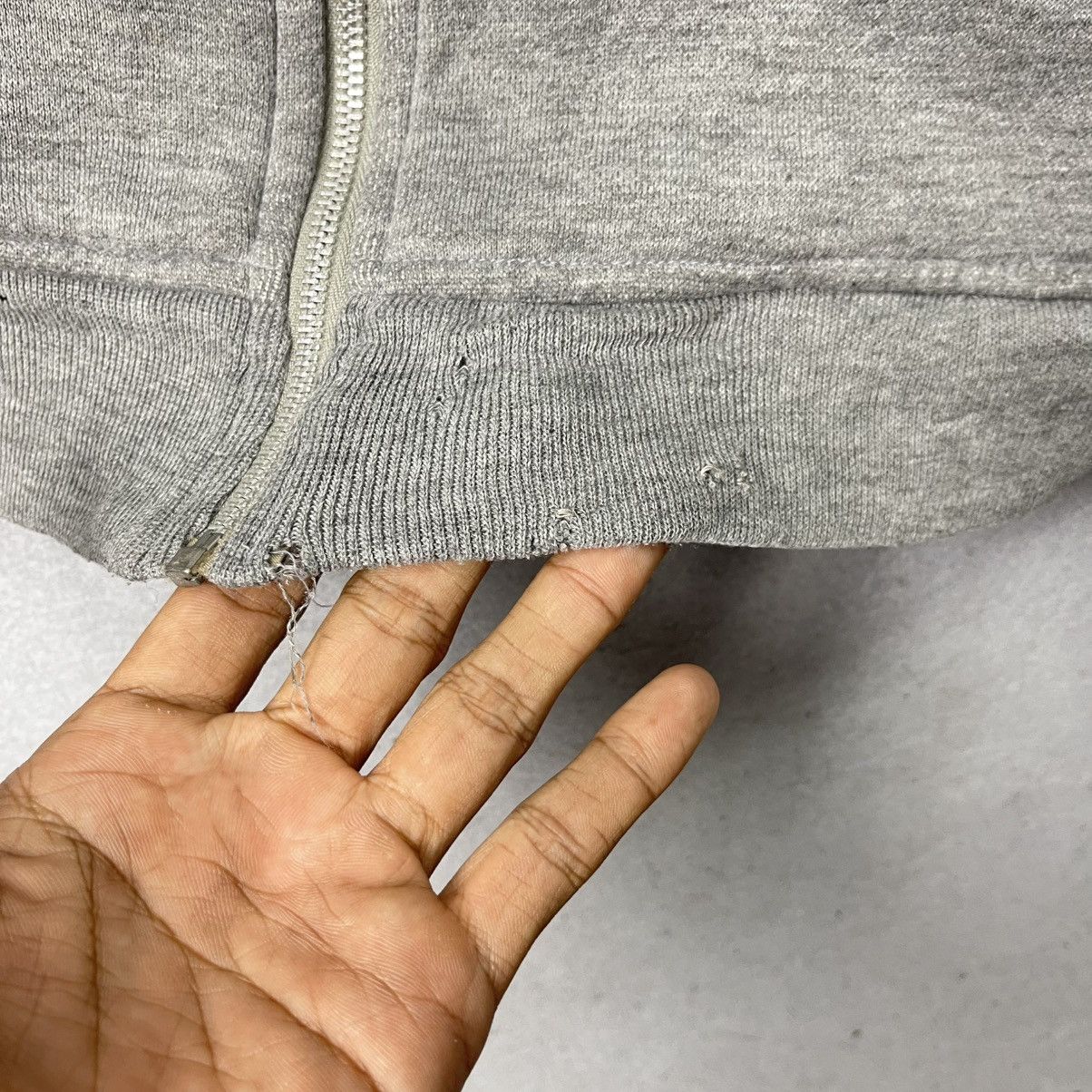 Polo Ralph Lauren Vintage Polo Ralph Lauren Zip Hoodie Grey USA Size US M / EU 48-50 / 2 - 7 Thumbnail