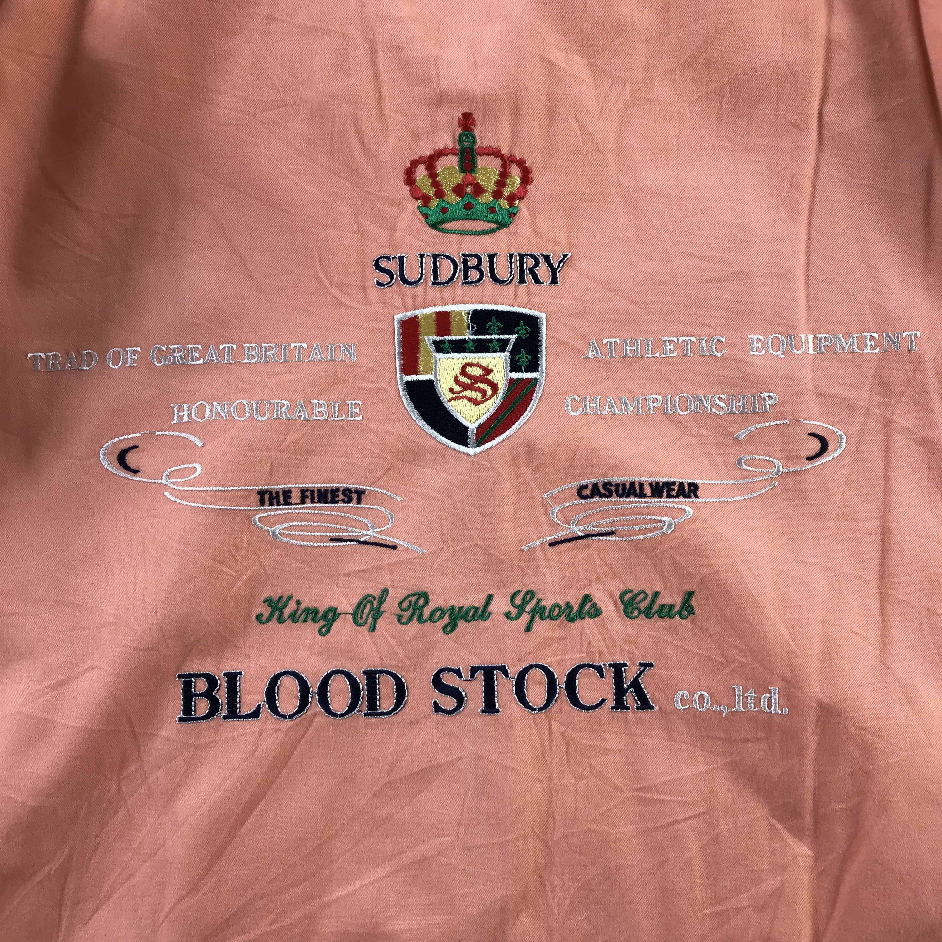 Japanese Brand Vintage Japanese Brand Blood Stock Bomber Jacket Size US L / EU 52-54 / 3 - 5 Thumbnail