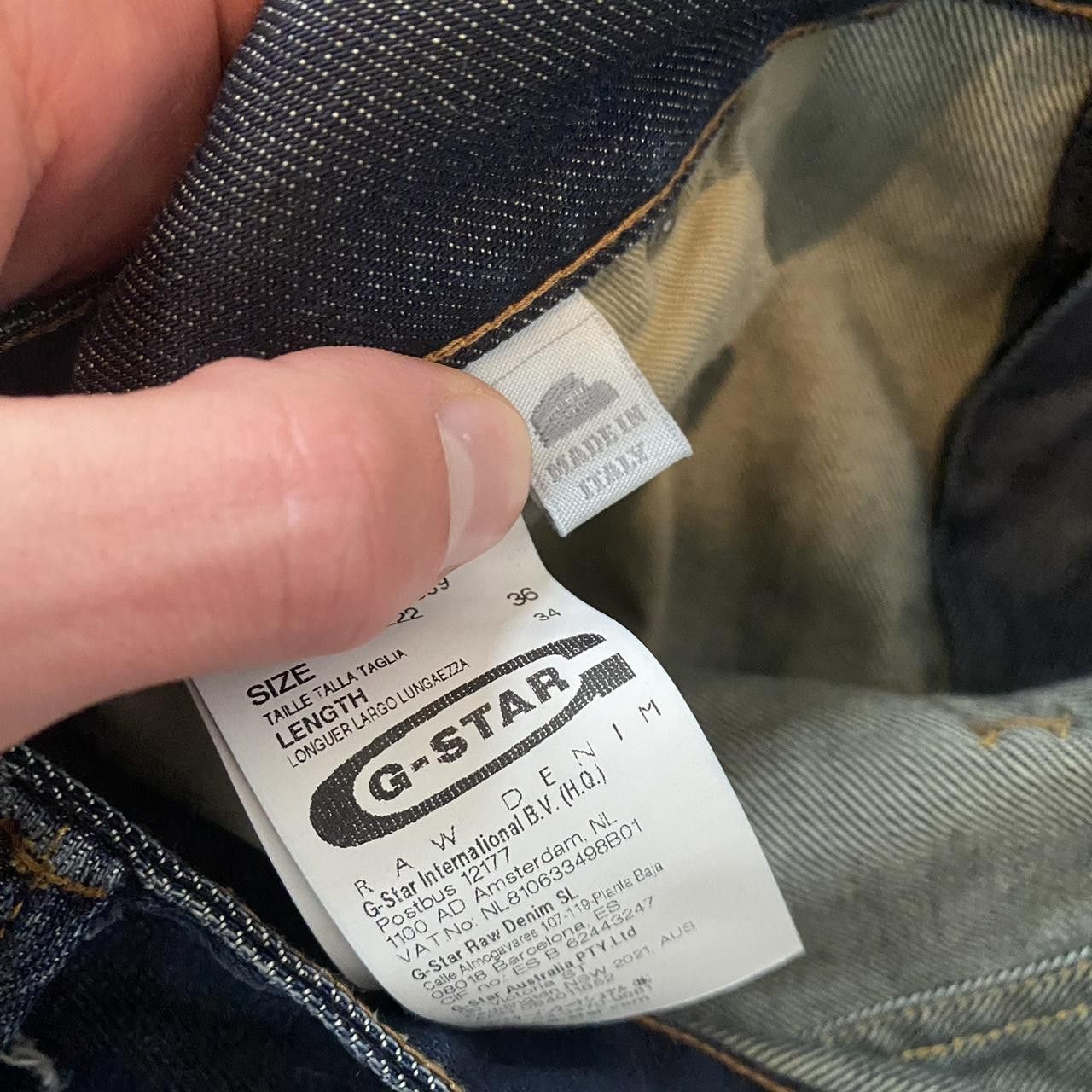 G-Star G-Star RAW Denim Jeans Slim #denimjeans Size US L / EU 52-54 / 3 - 5 Thumbnail
