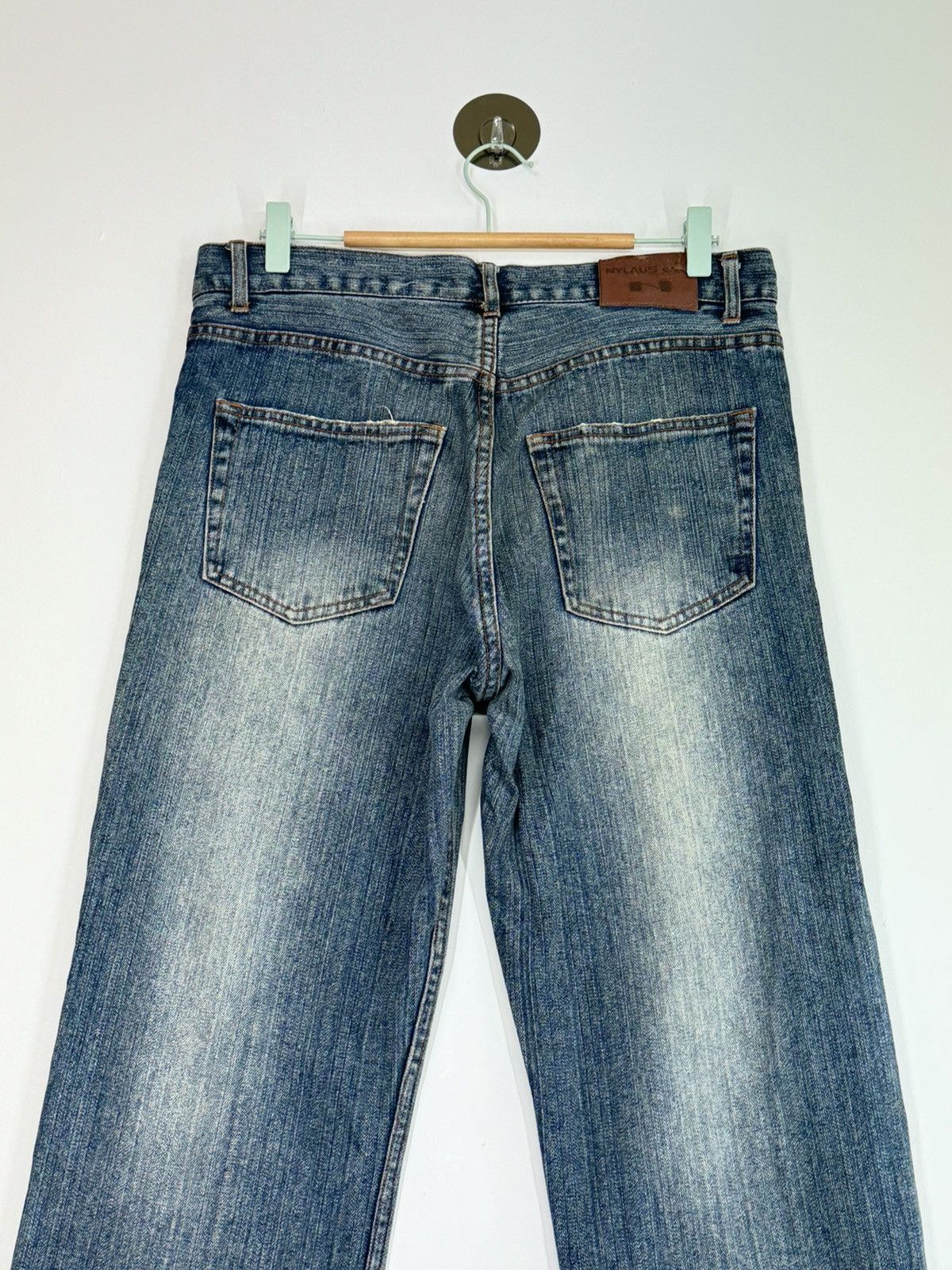 If Six Was Nine × Japanese Brand × Vintage NYLAUS JEAN TARTAN PLAID JUNYA WATANABE DISTRESSED DENIM Size US 32 / EU 48 - 11 Thumbnail