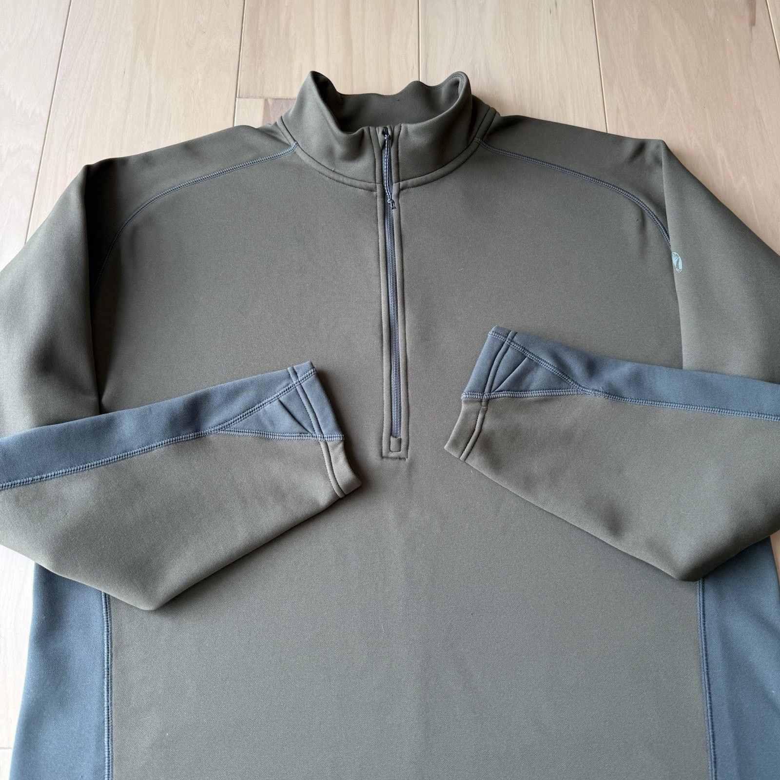 Other Kuiu 1/4 Zip Pullover XL Khaki Green Lightweight Outerwear Size US XL / EU 56 / 4 - 4 Thumbnail