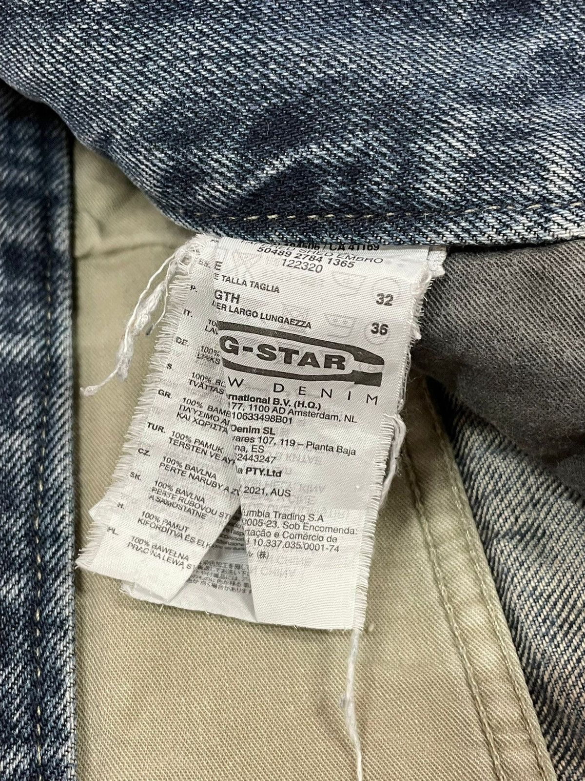 G-Star Vintage G Star Raw Cargo Jeans Distressed Denim Size US 32 / EU 48 - 18 Thumbnail