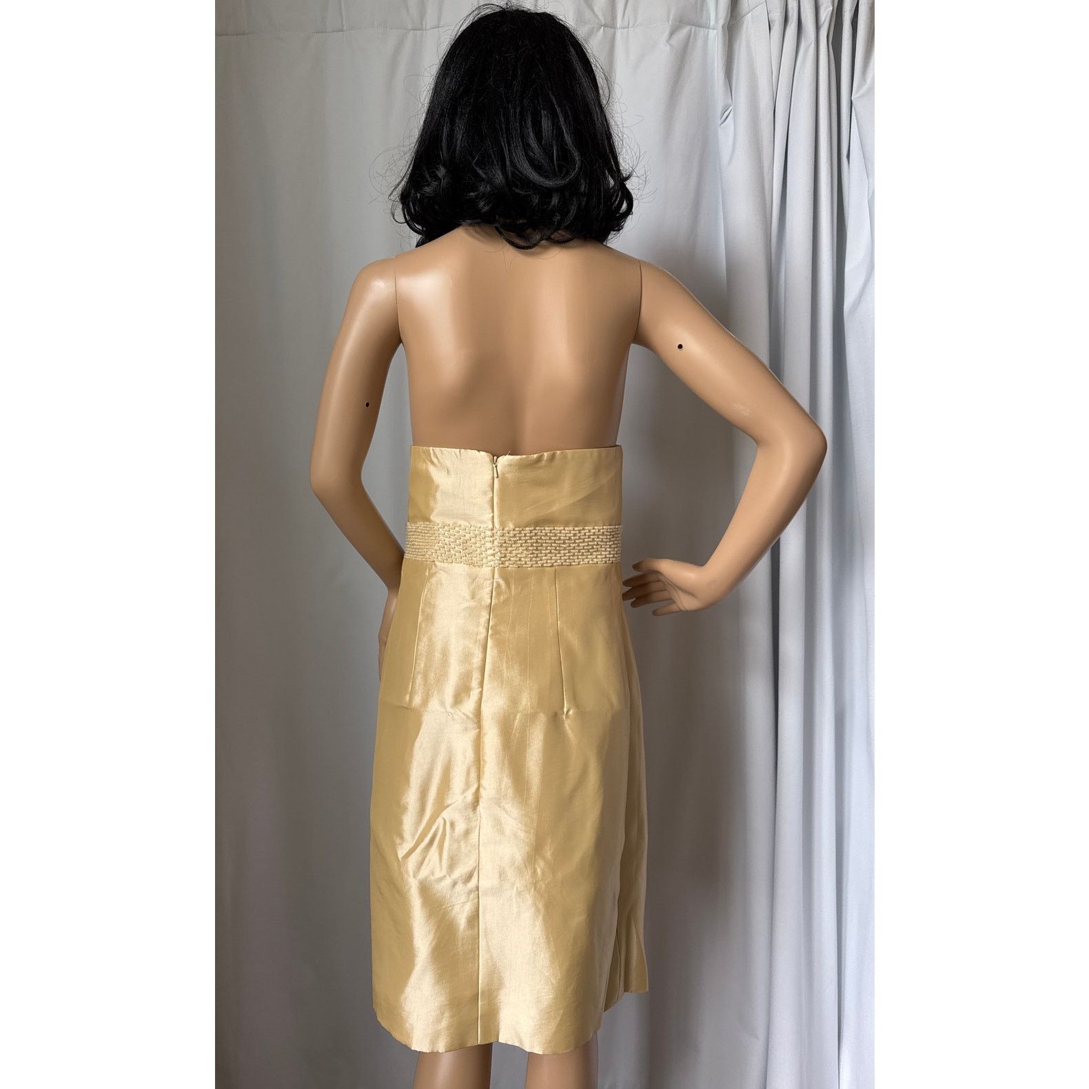 Other A light in the box strapless yellow dress beaded rosette M Size M / US 6-8 / IT 42-44 - 4 Thumbnail