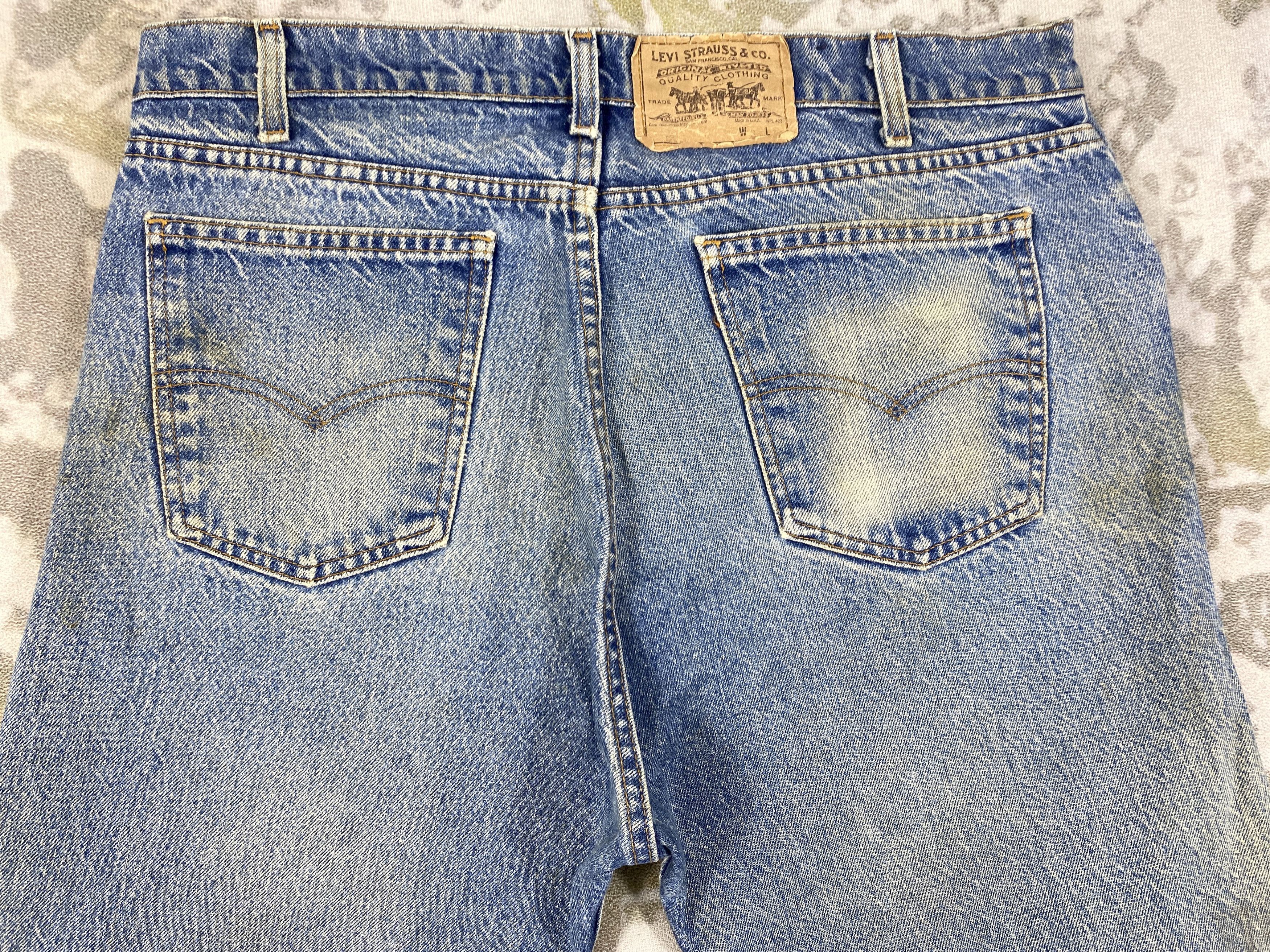 Levi's Vintage Levi's Made in USA Rusty Denim 37 x 27.5 -JN530 Size US 37 - 4 Thumbnail