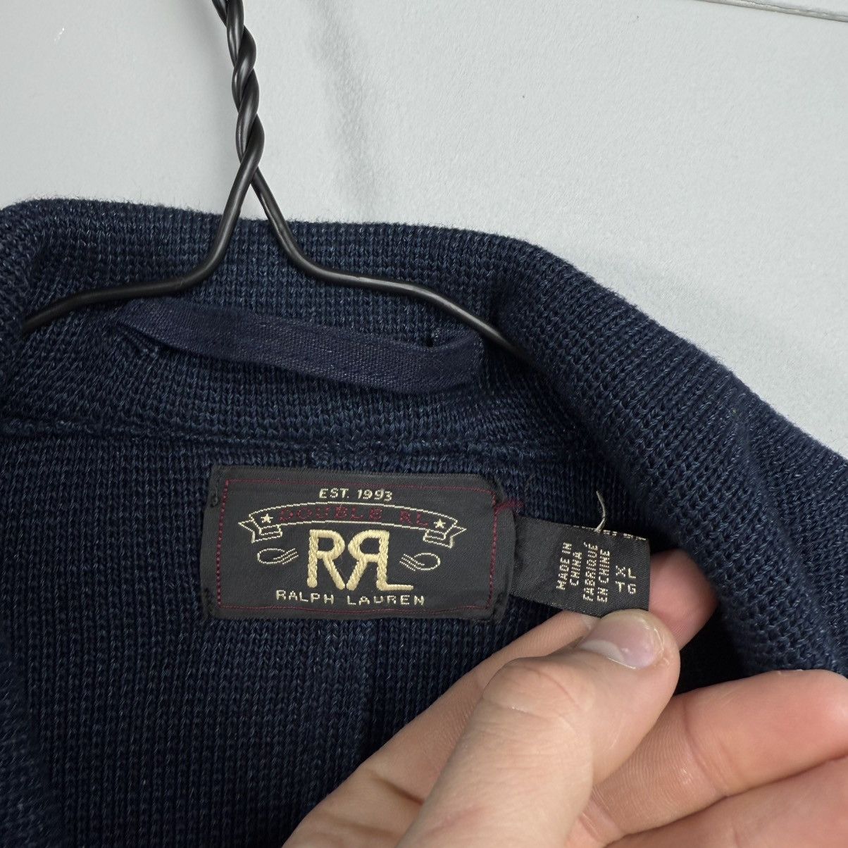 RRL Ralph Lauren Vintage RRL Cardigan Sweater Polo Ralph Lauren Size US XL / EU 56 / 4 - 5 Thumbnail